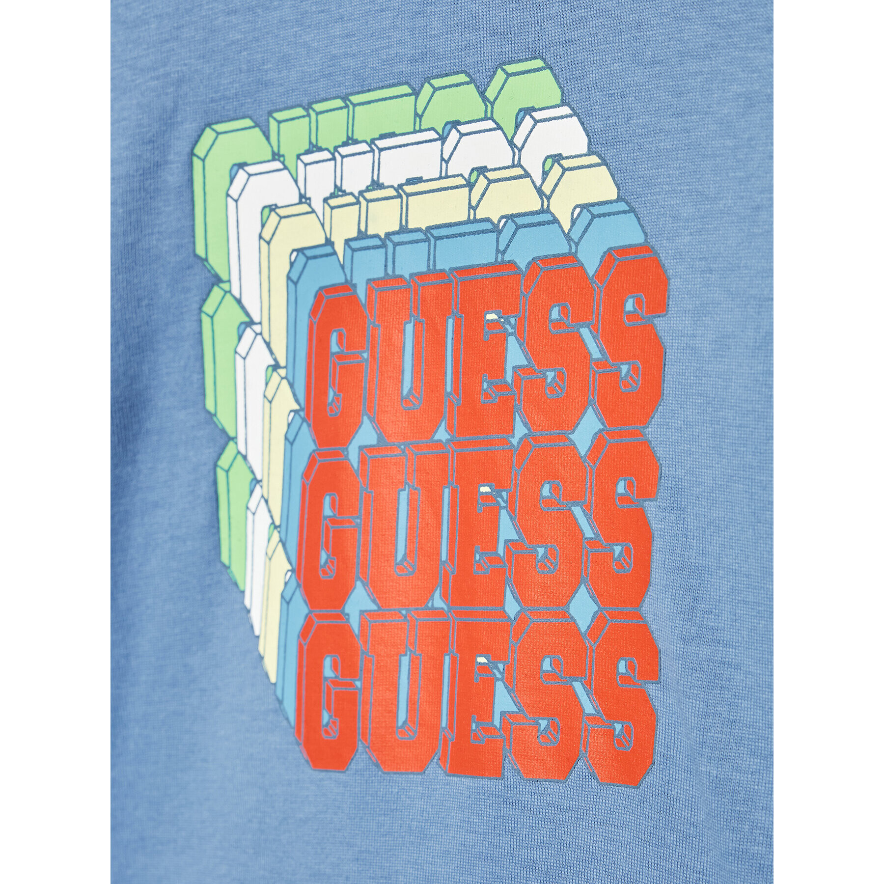 Guess Bluză N2YI01 K8HM0 Albastru Regular Fit - Pled.ro