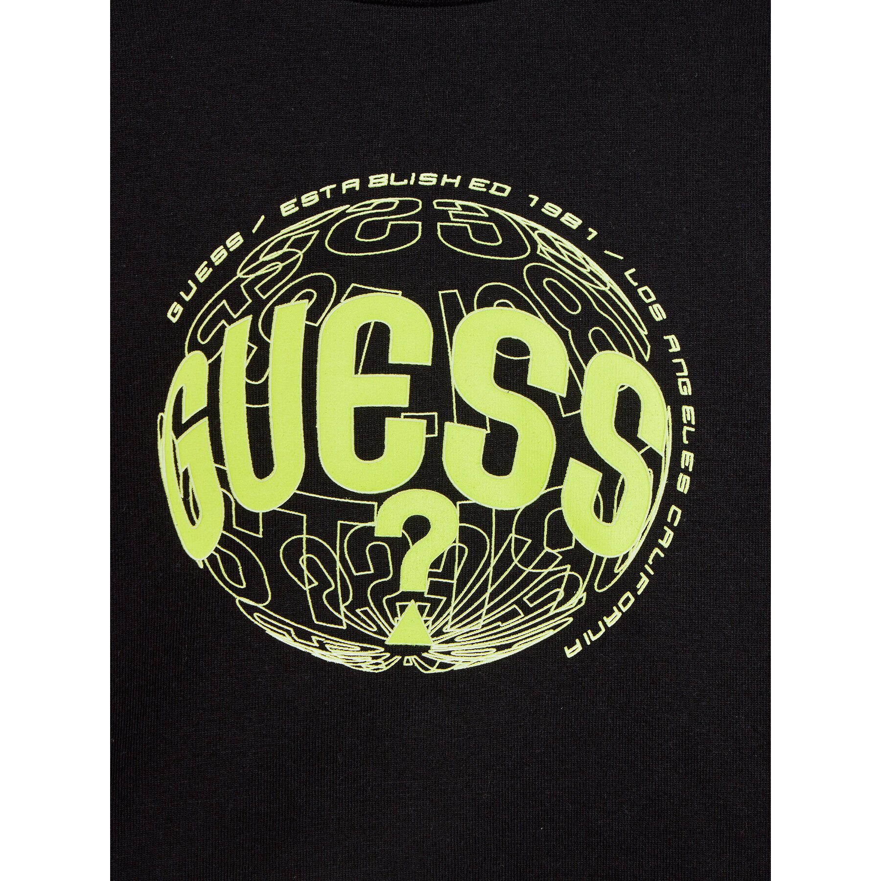 Guess Bluză N3BI23 I3Z13 Negru Regular Fit - Pled.ro