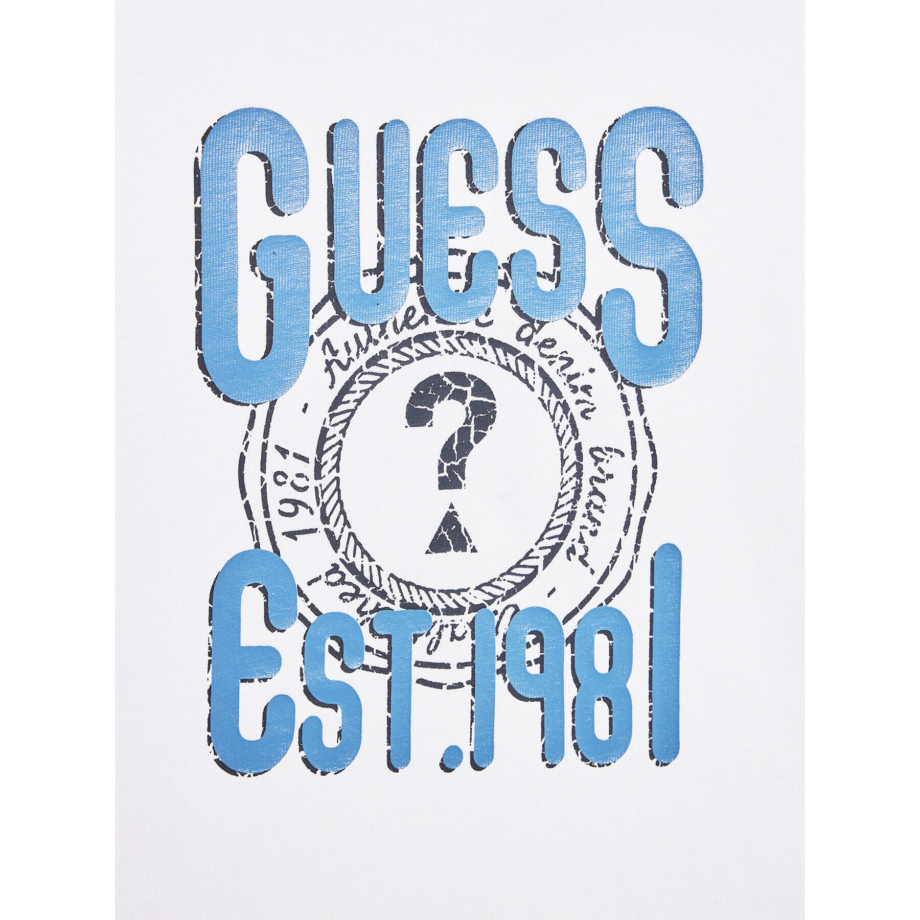 Guess Bluză N3YI24 K8HM4 Alb Regular Fit - Pled.ro