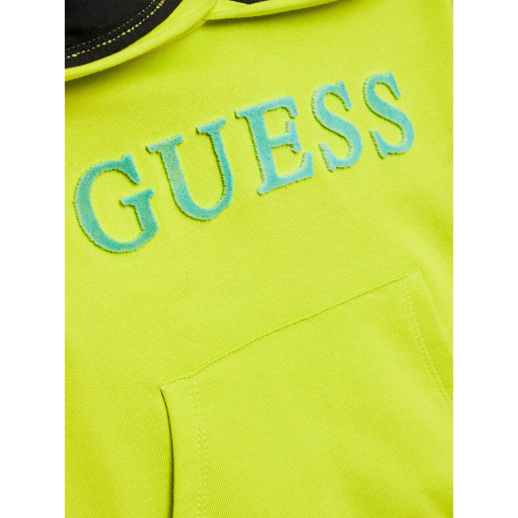 Guess Bluză N3YQ00 KA6R3 Verde Regular Fit - Pled.ro