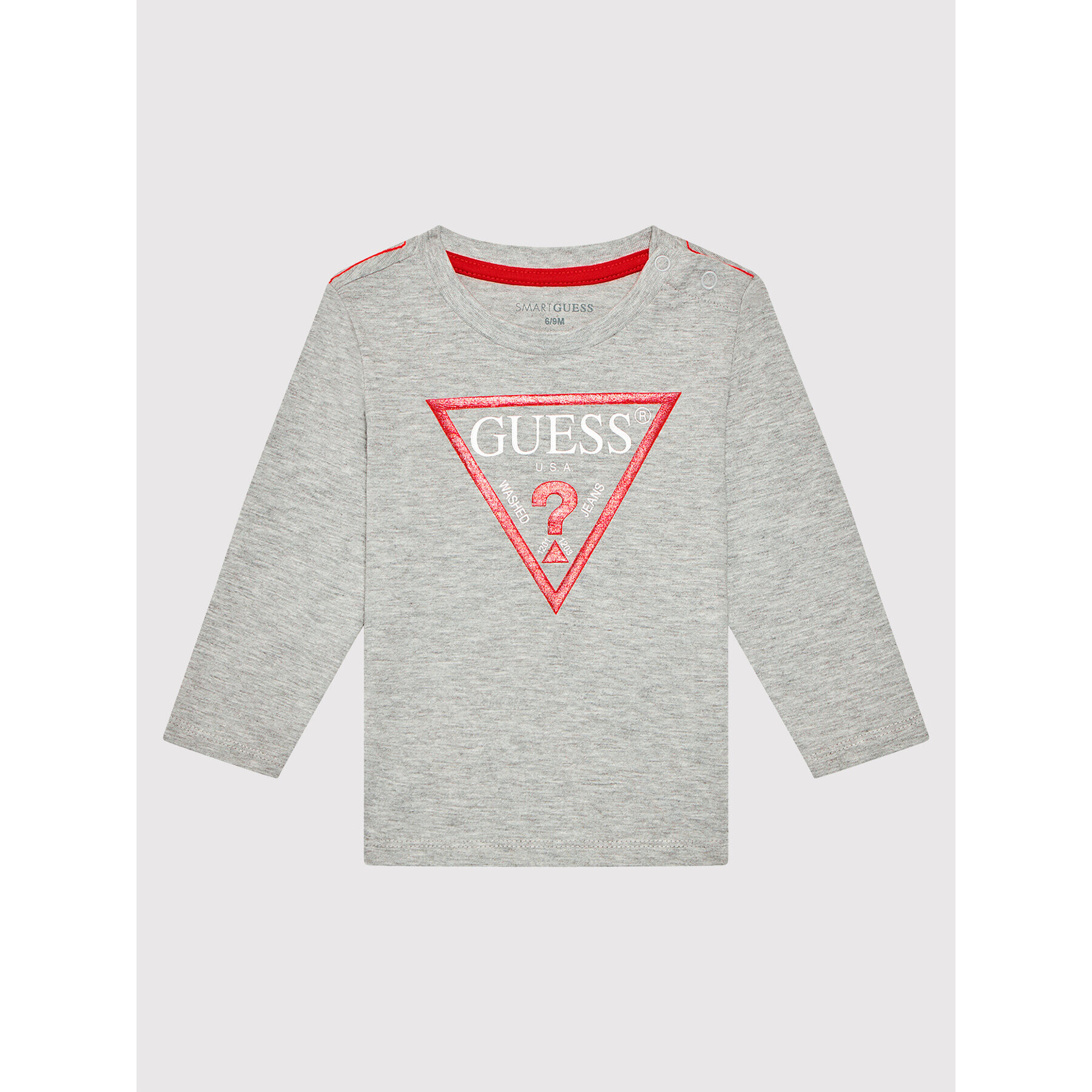 Guess Bluză N84I24 K8HM0 Gri Regular Fit - Pled.ro