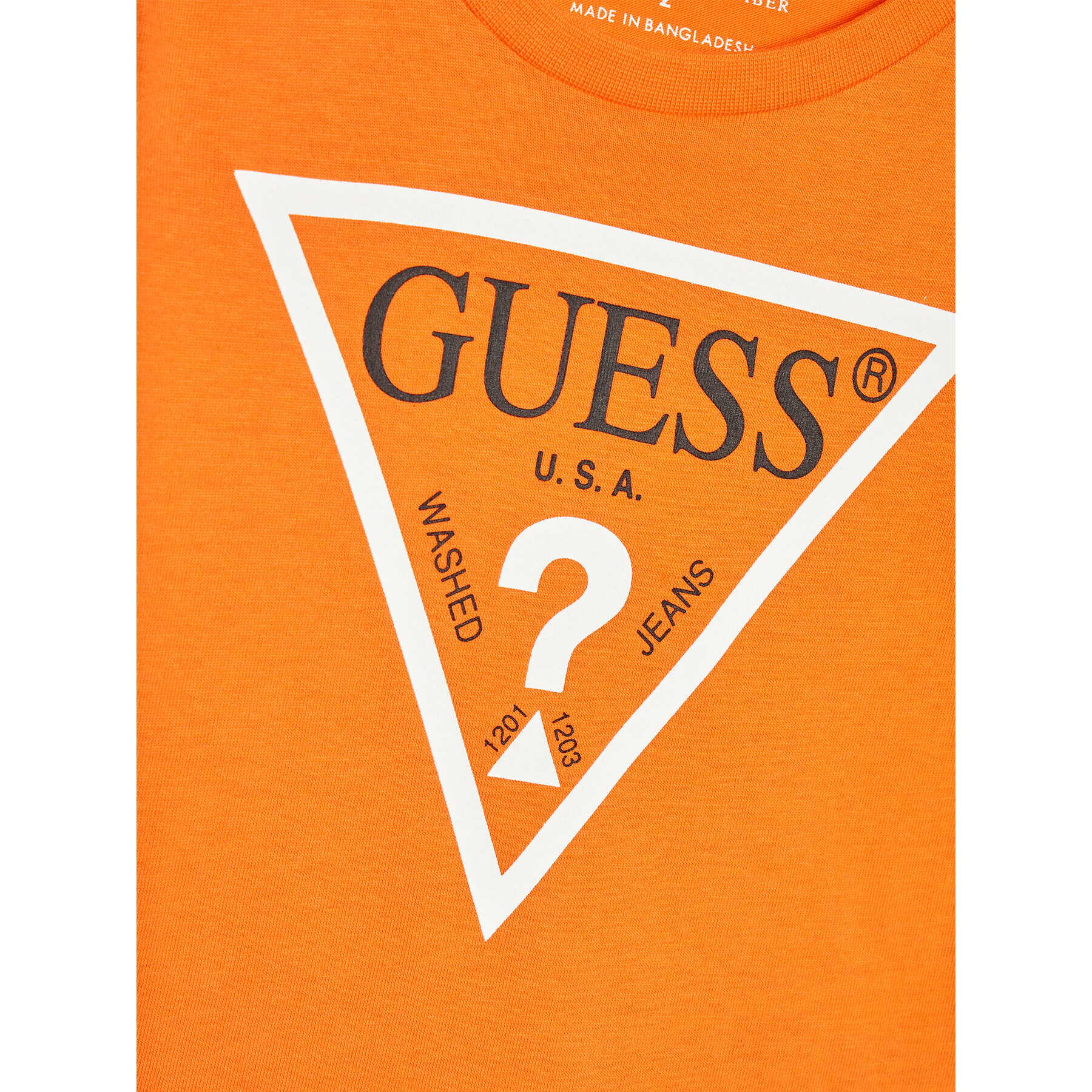 Guess Bluză N84I24 K8HM0 Portocaliu Regular Fit - Pled.ro