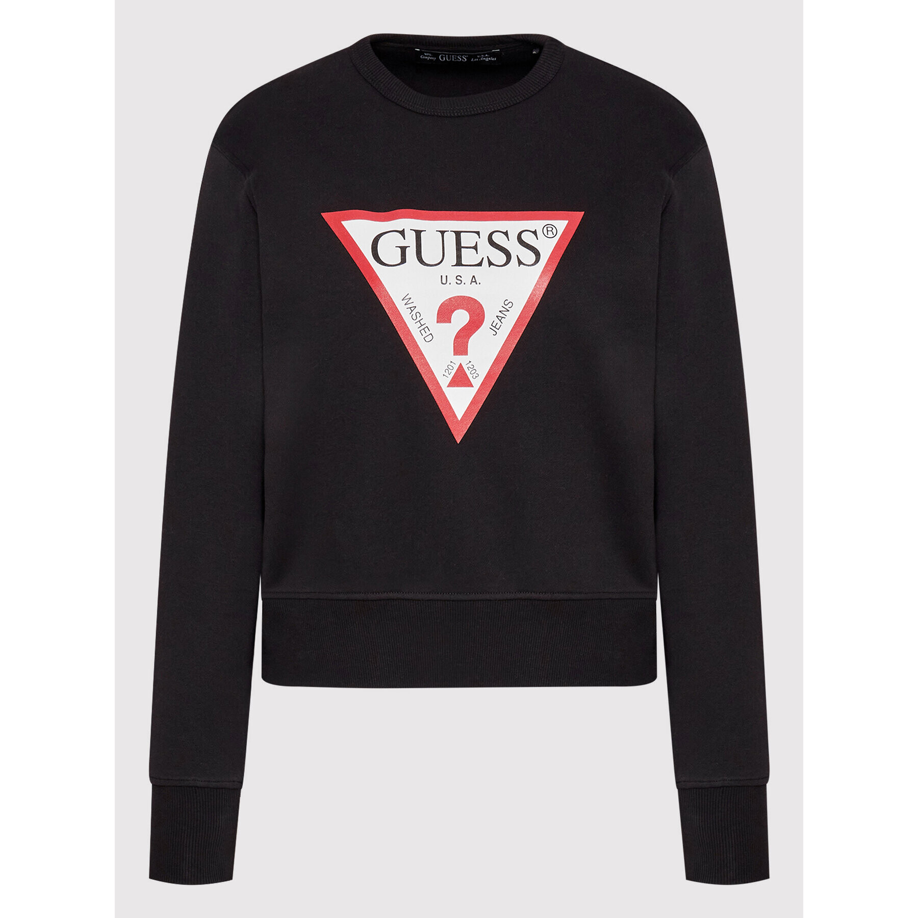 Guess Bluză Original W2YQ16 K9ZM1 Negru Regular Fit - Pled.ro