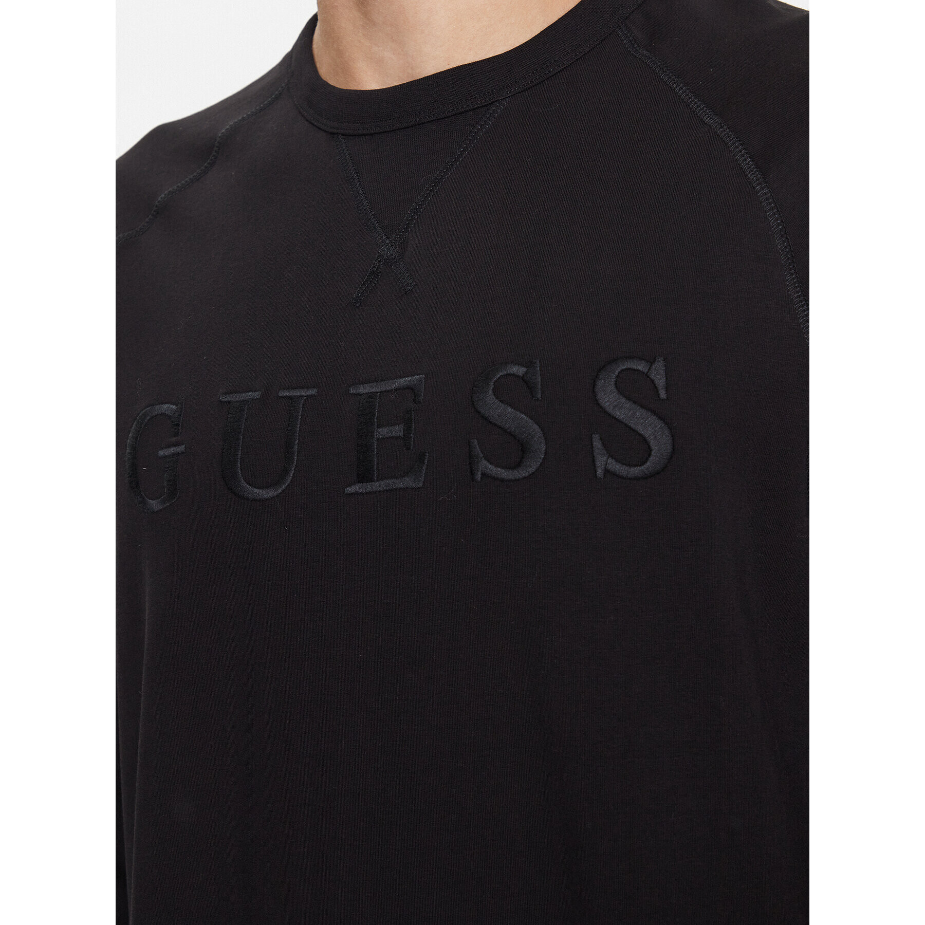 Guess Bluză U3YQ01 KBS91 Negru Regular Fit - Pled.ro