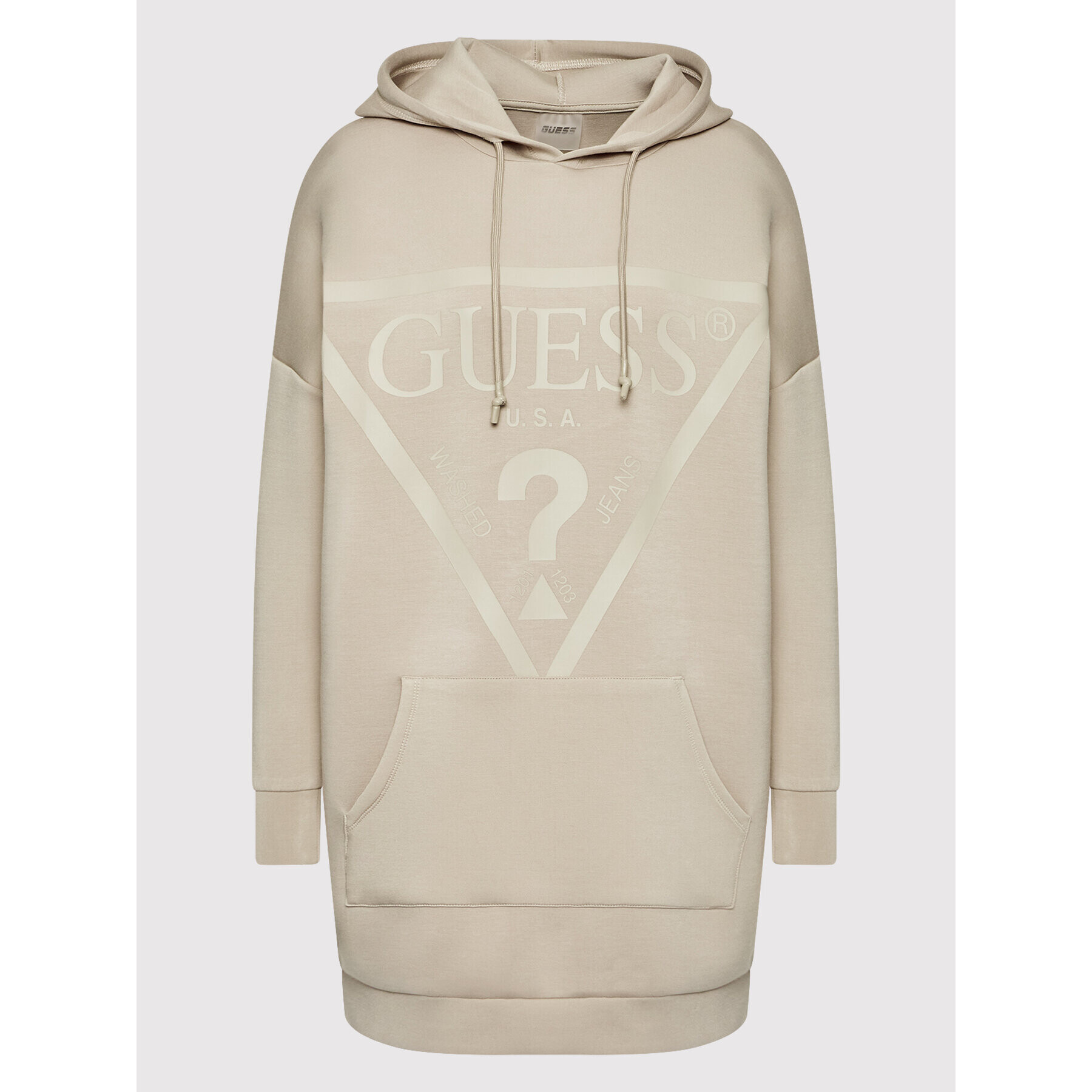 Guess Bluză V2GQ18 KAMN2 Bej Relaxed Fit - Pled.ro