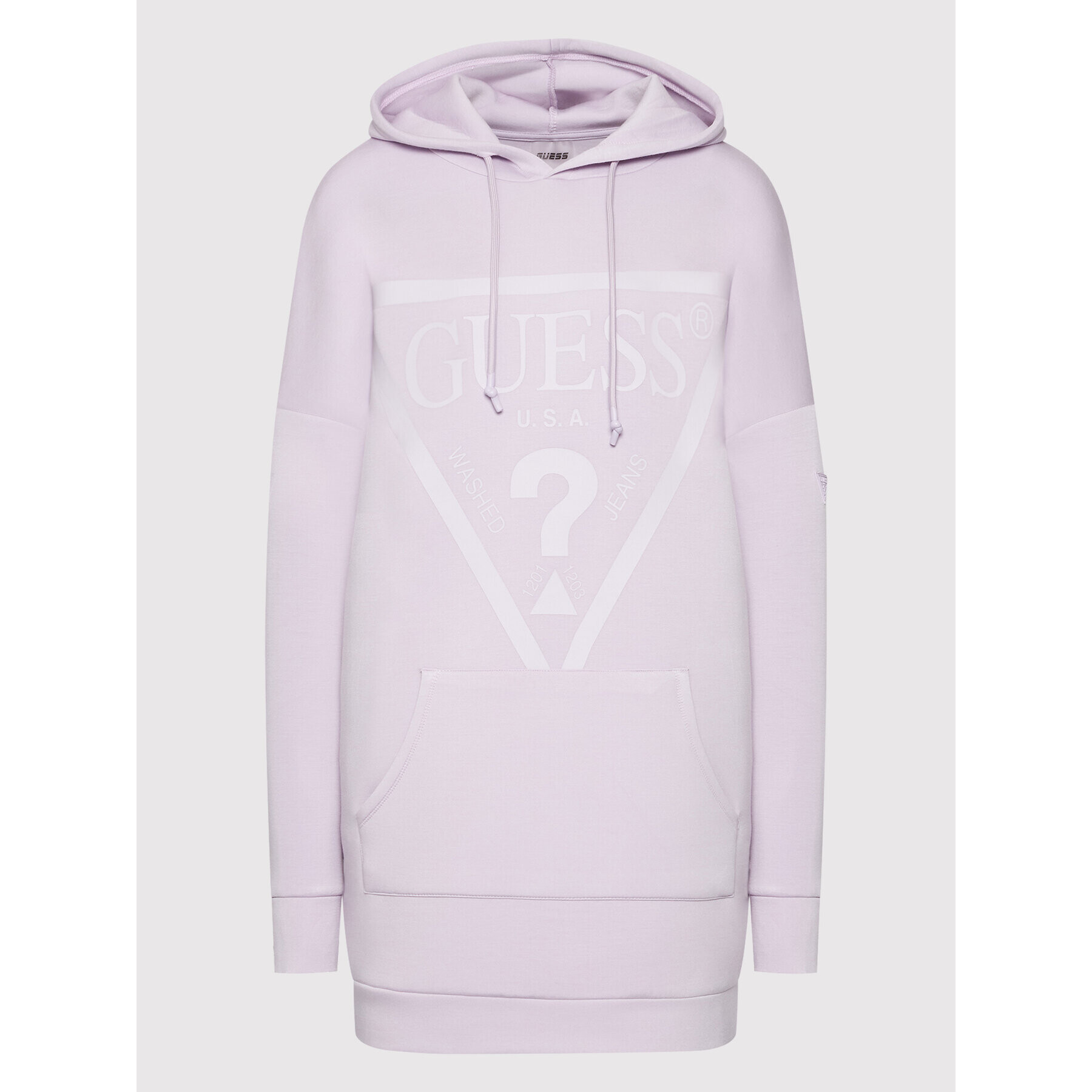 Guess Bluză V2GQ18 KAMN2 Violet Relaxed Fit - Pled.ro