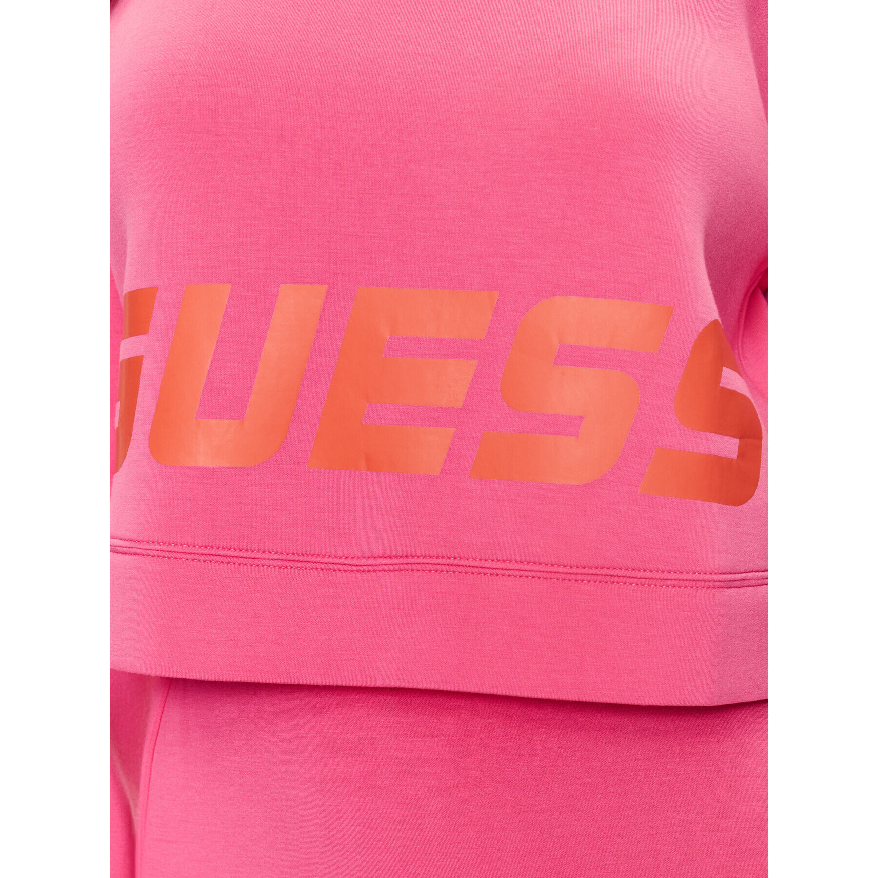 Guess Bluză V3YQ02 K7UW2 Roz Oversize - Pled.ro