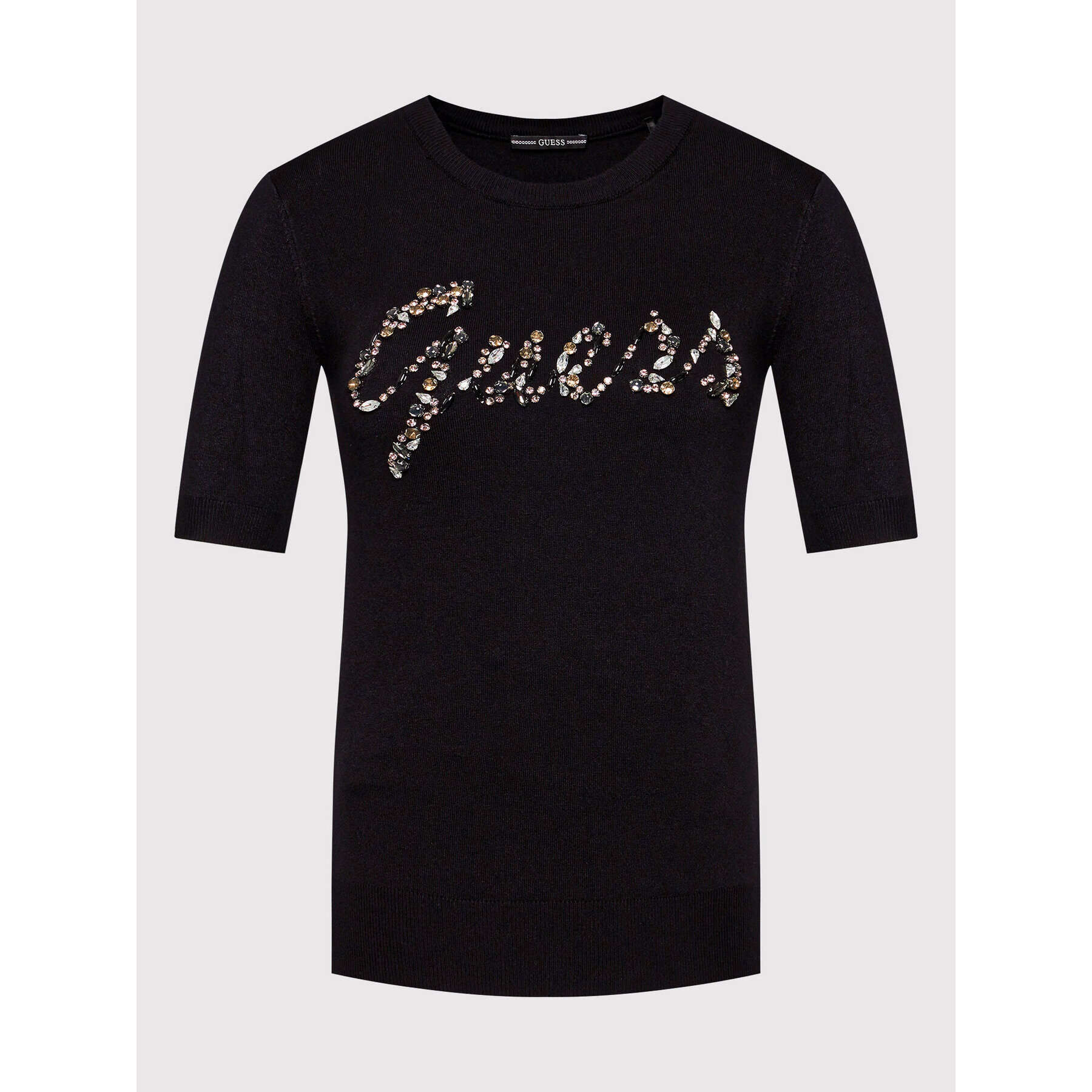 Guess Bluză W2YR28 Z2NQ0 Negru Slim Fit - Pled.ro