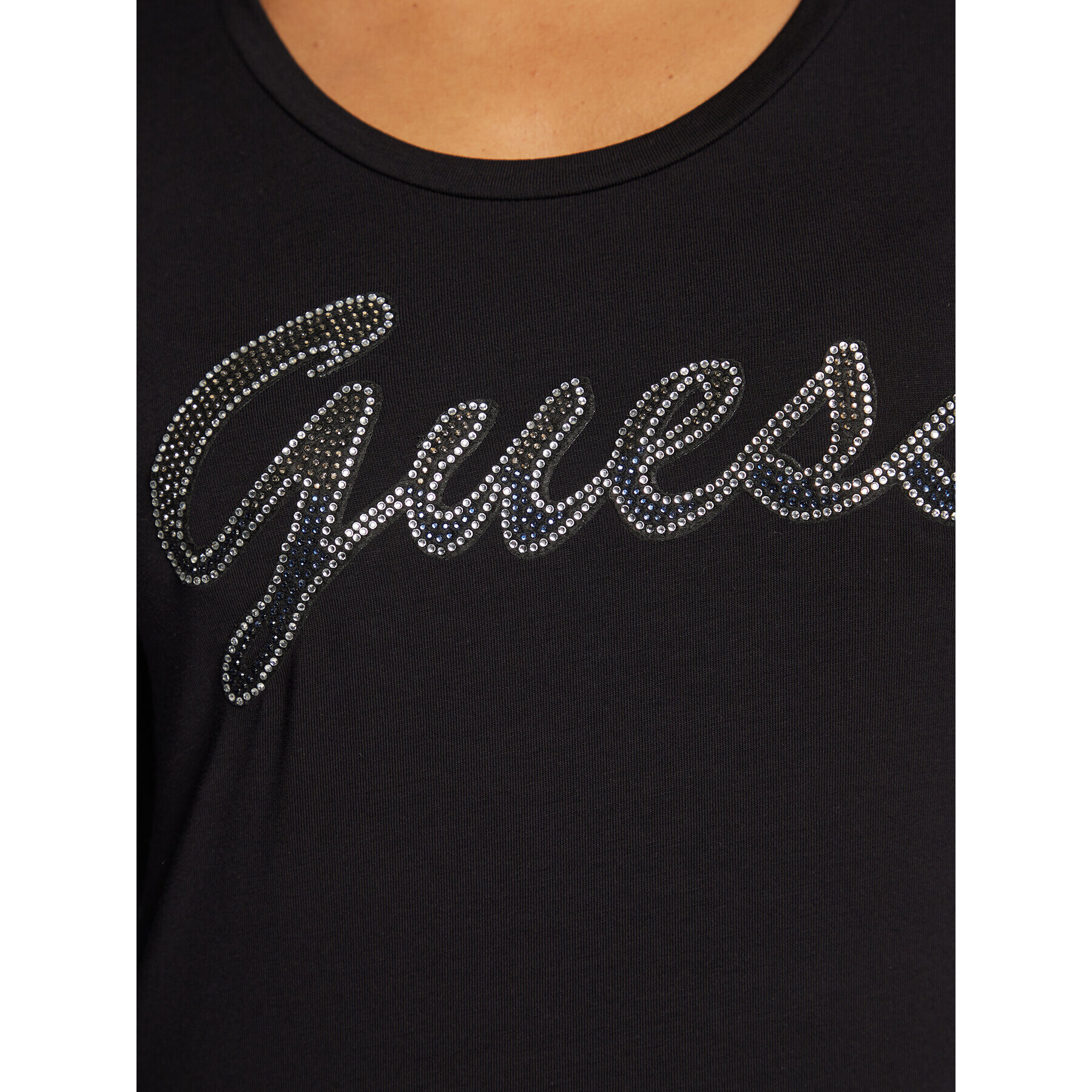 Guess Bluză W3RI15 J1314 Negru Slim Fit - Pled.ro