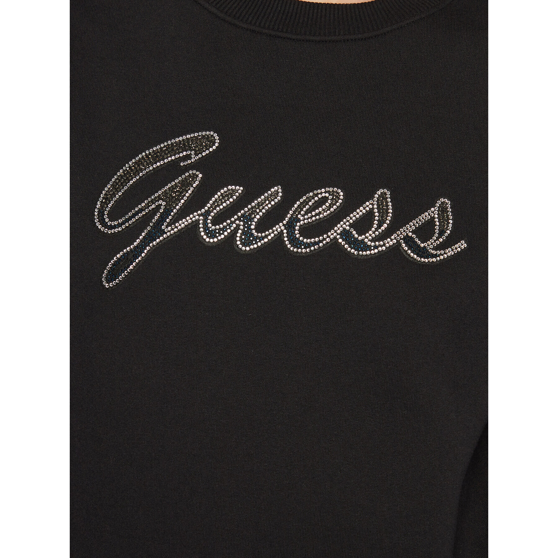 Guess Bluză W3RQ10 K9Z21 Negru Regular Fit - Pled.ro