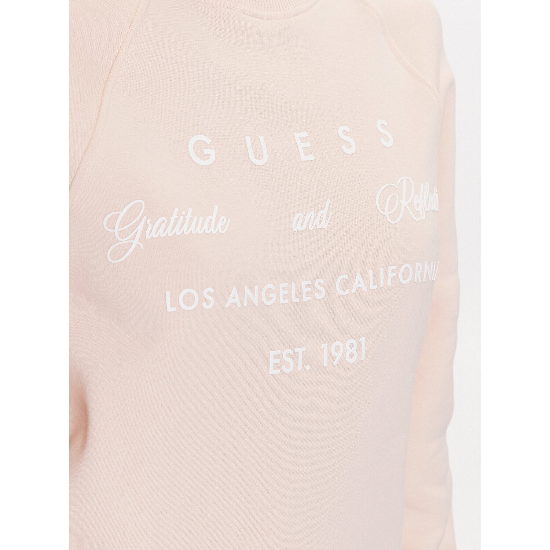 Guess Bluză W3YQ06 K9Z21 Bej Regular Fit - Pled.ro