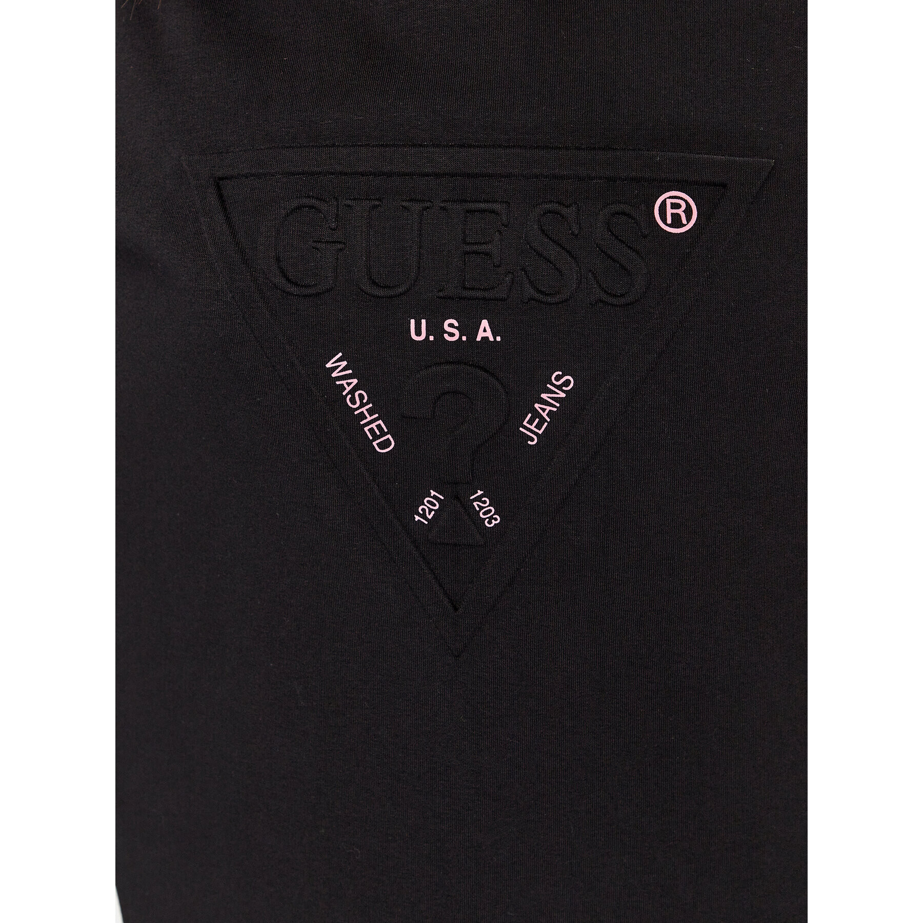 Guess Bluză W3YQ09 K9Z21 Negru Regular Fit - Pled.ro