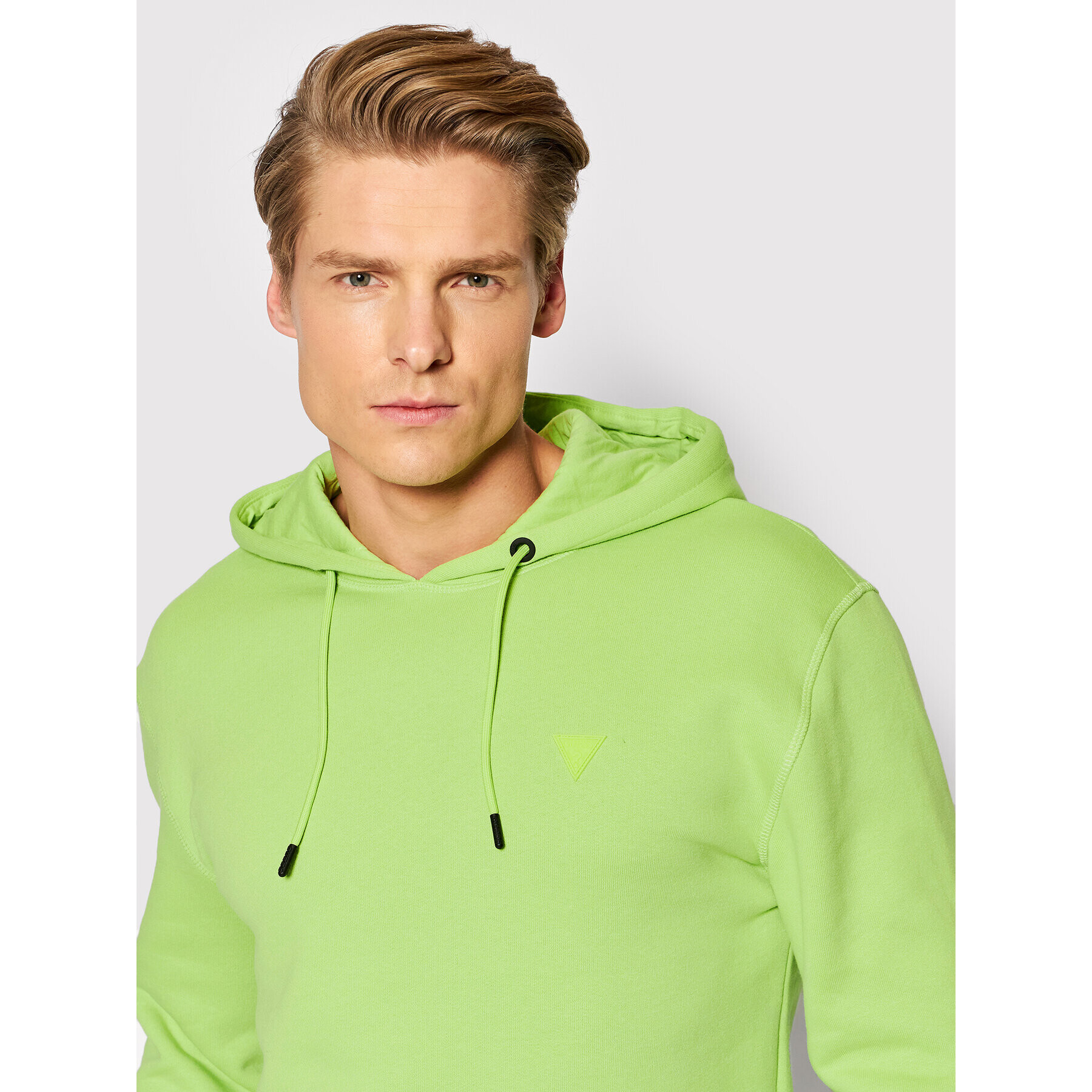 Guess Bluză Z2RQ21 K9V31 Verde Regular Fit - Pled.ro