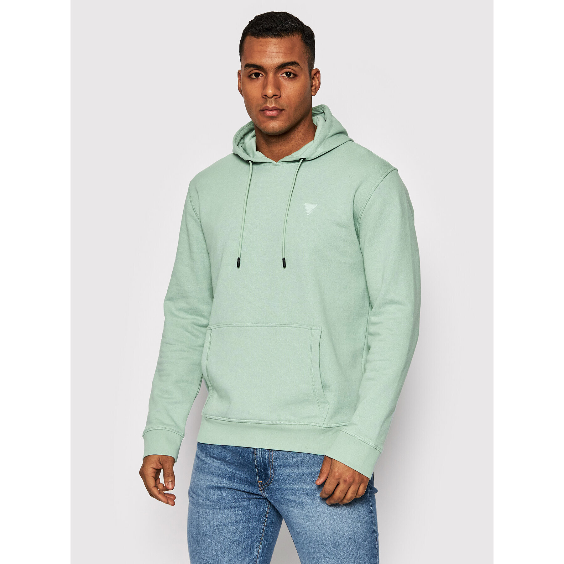 Guess Bluză Z2RQ21 KAIJ1 Verde Regular Fit - Pled.ro