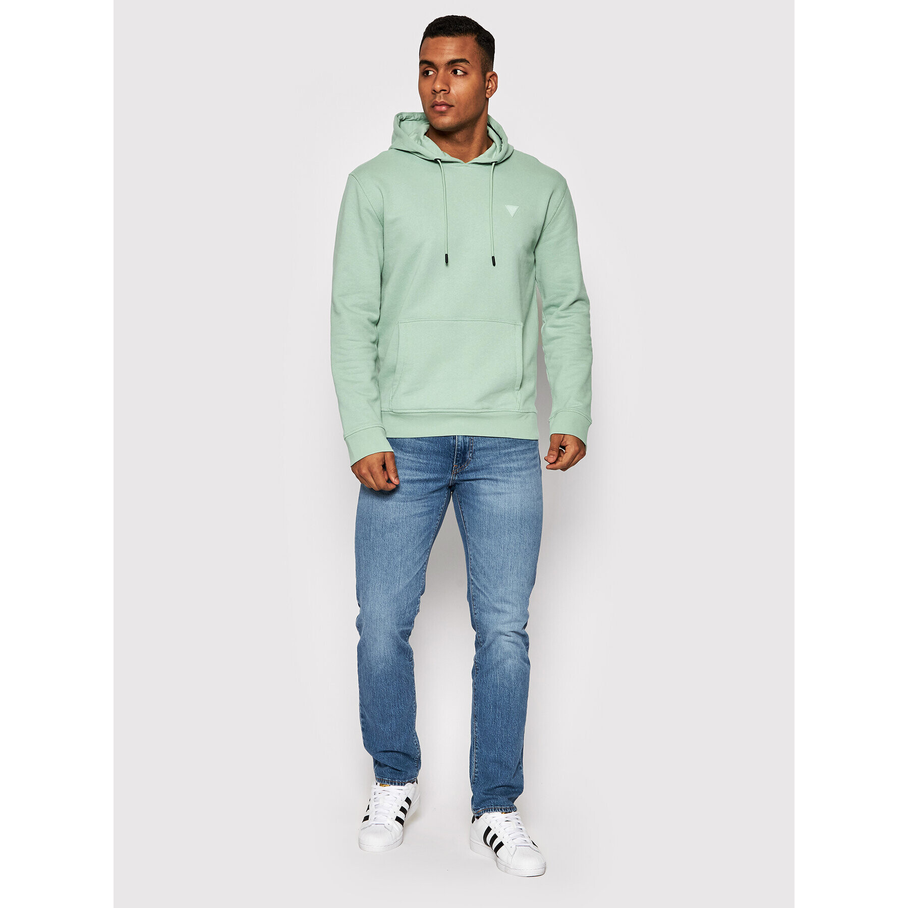 Guess Bluză Z2RQ21 KAIJ1 Verde Regular Fit - Pled.ro