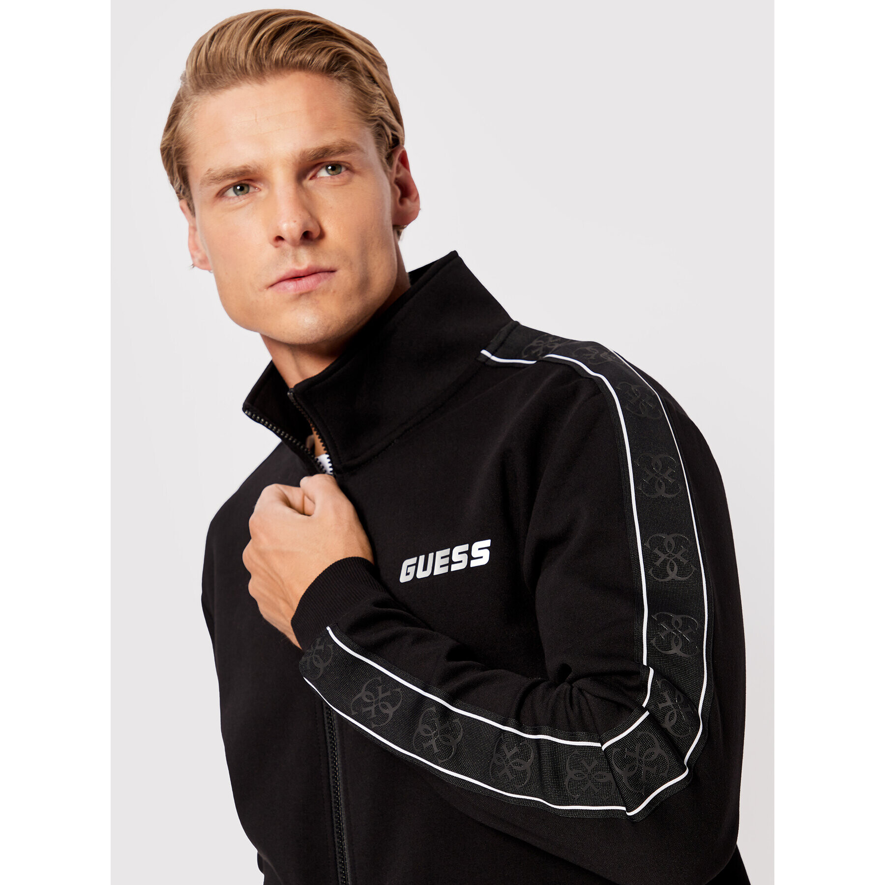 Guess Bluză Z2YQ10 KA3P1 Negru Regular Fit - Pled.ro