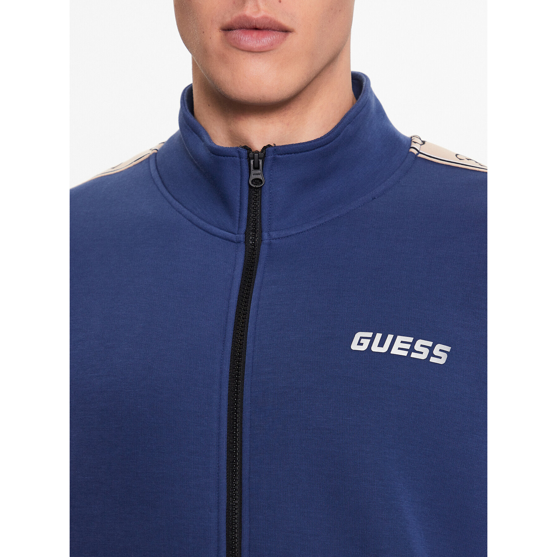 Guess Bluză Z2YQ10 KB3P2 Bleumarin Regular Fit - Pled.ro