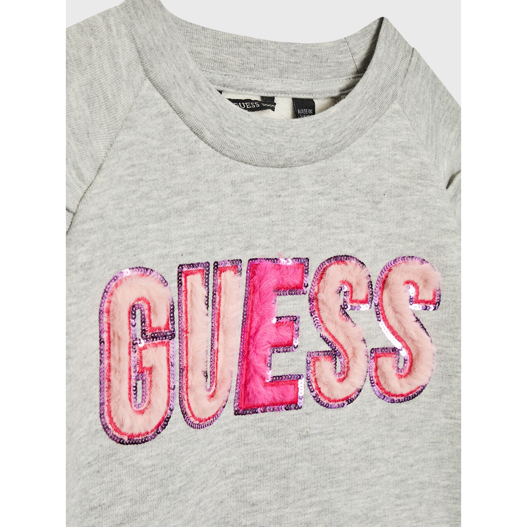 Guess Bluză J2BQ02 KAX70 Gri Regular Fit - Pled.ro