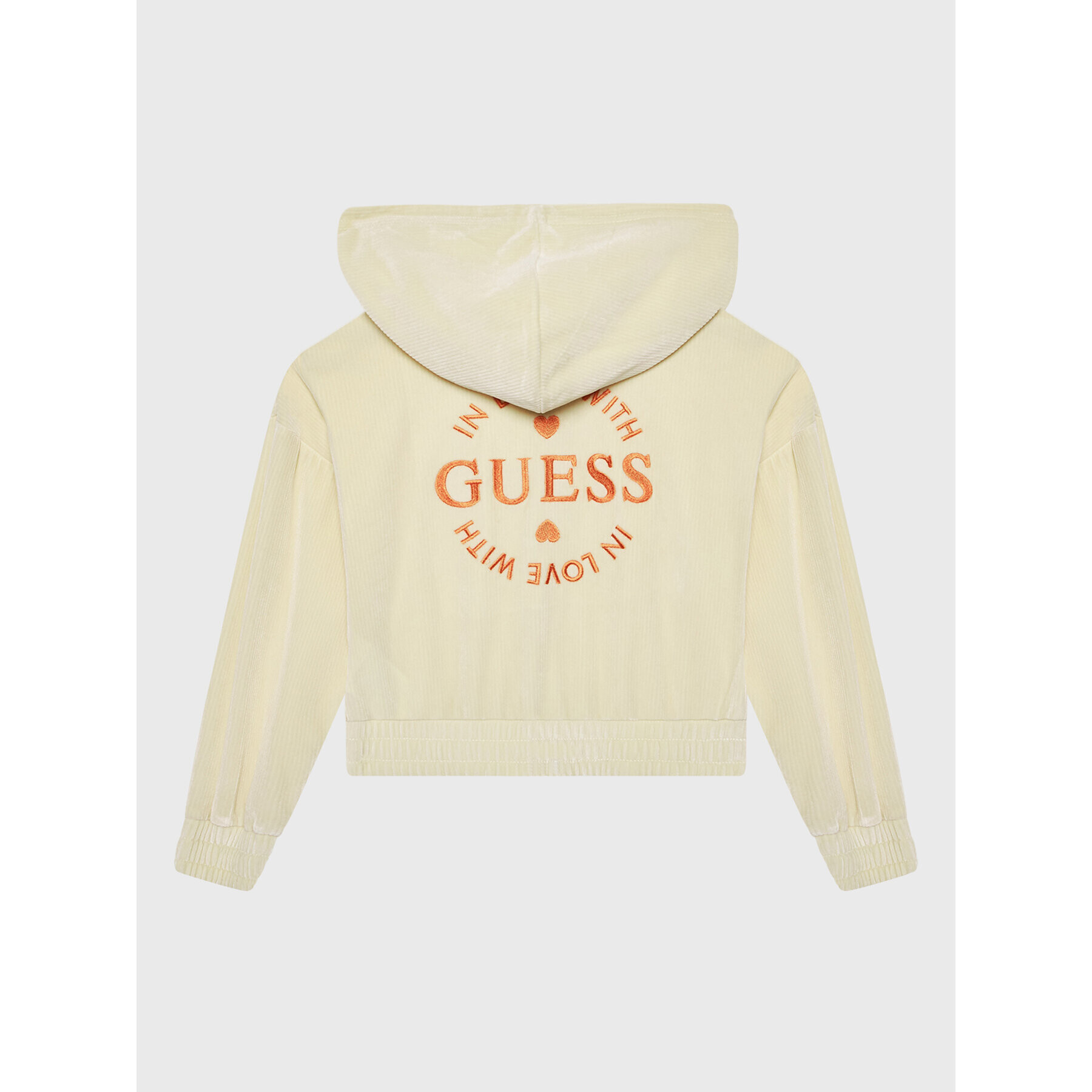 Guess Bluză J2BQ03 KBEB0 Bej Regular Fit - Pled.ro