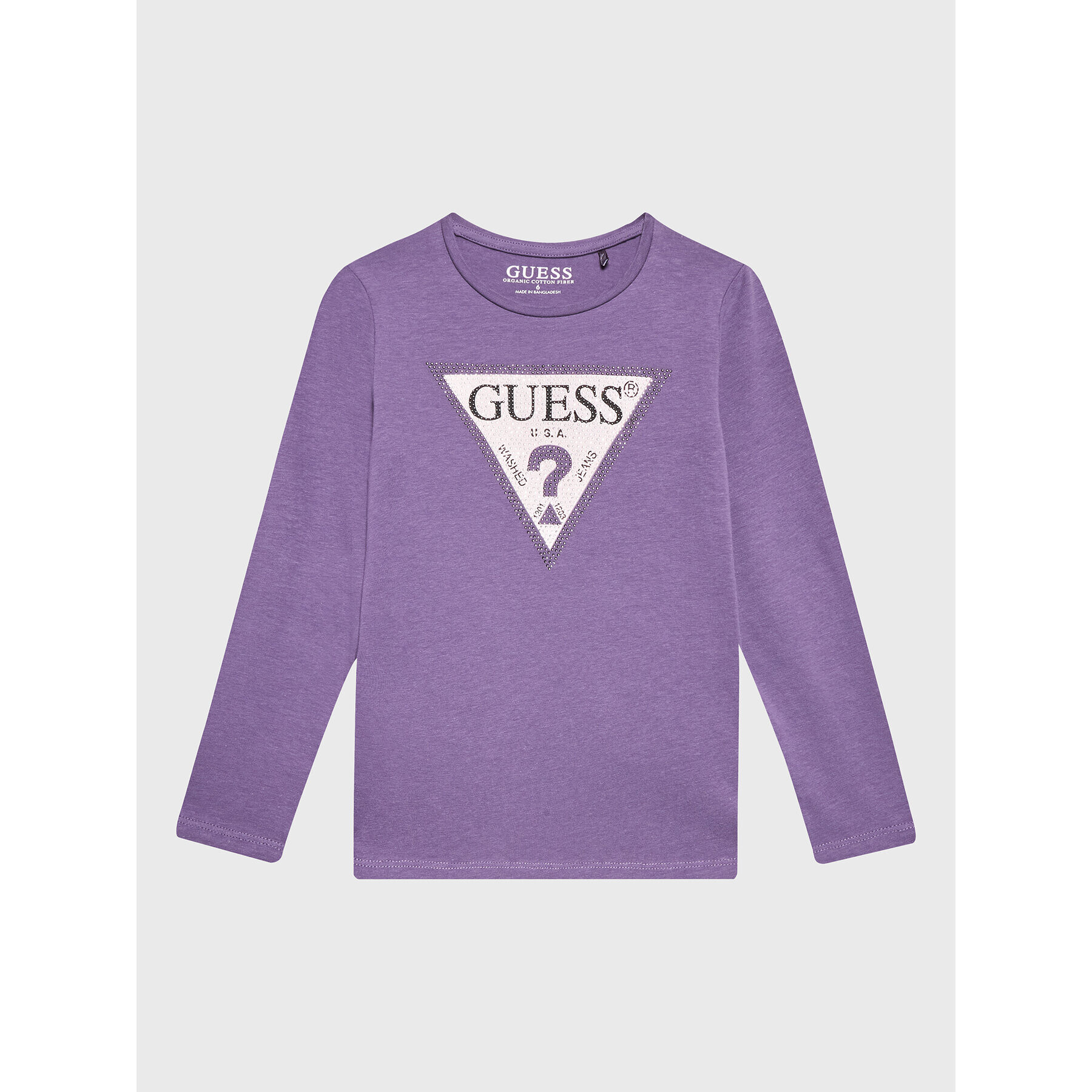 Guess Bluză J2YI50 K6YW1 Violet Regular Fit - Pled.ro