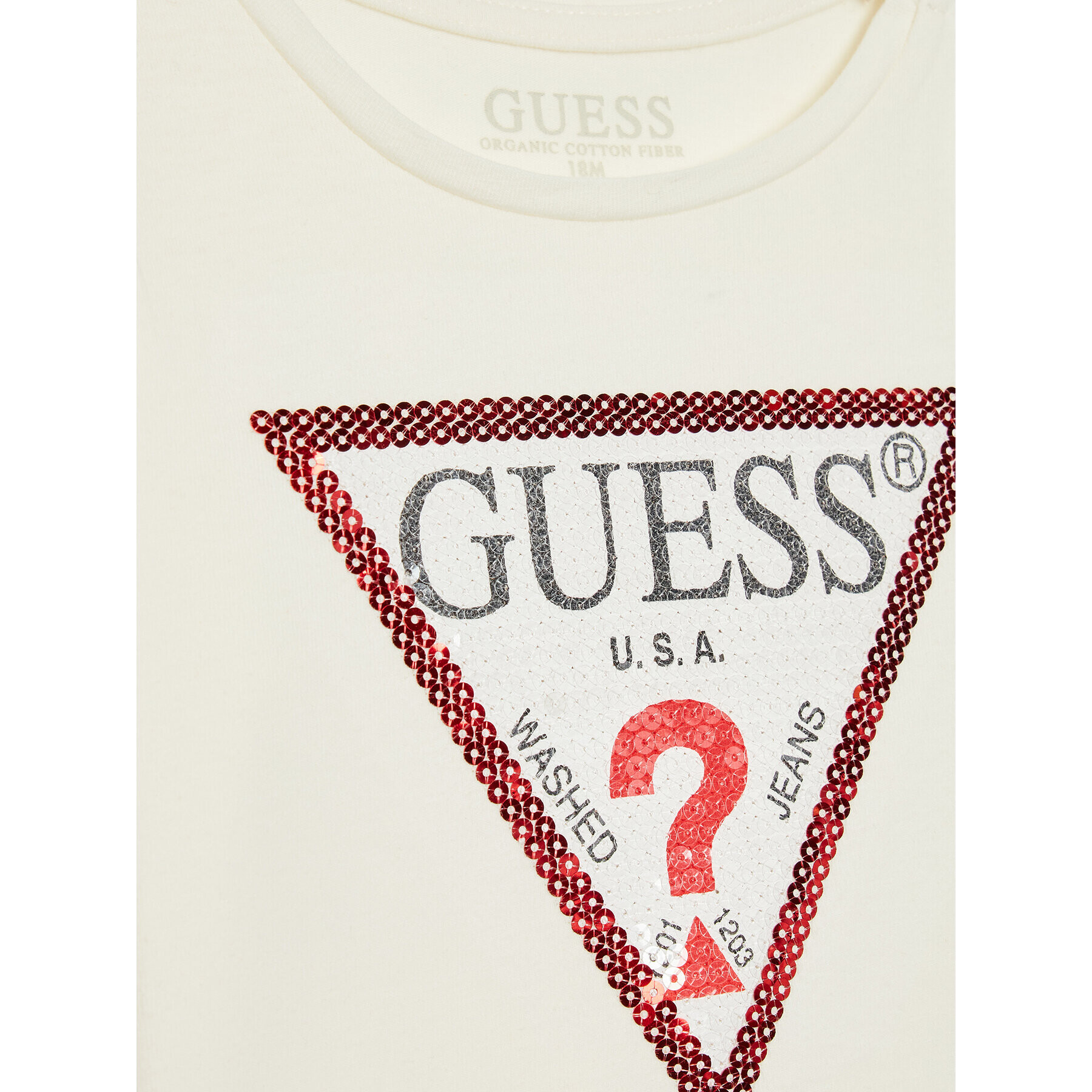 Guess Bluză K2BI23 K6YW1 Alb Regular Fit - Pled.ro