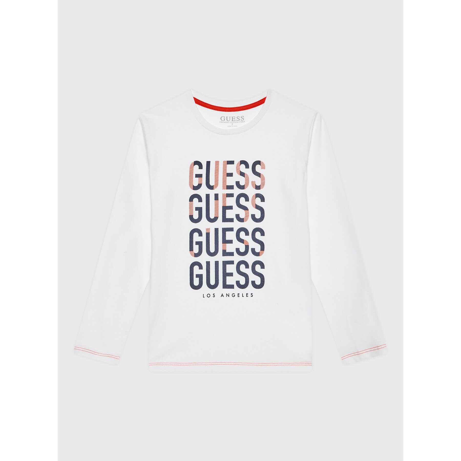 Guess Bluză L2BI11 I3Z11 Alb Regular Fit - Pled.ro