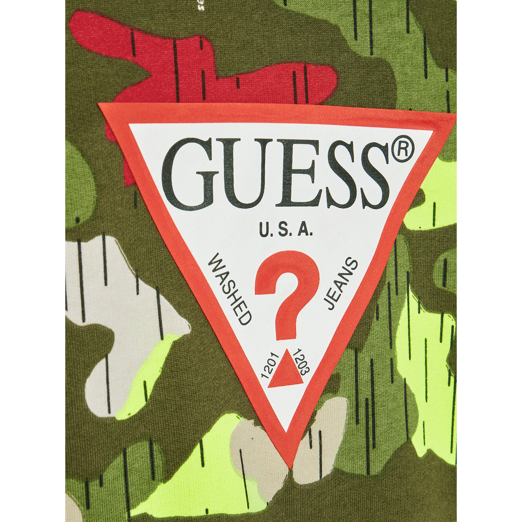 Guess Bluză L2BQ00 K8D80 Verde Regular Fit - Pled.ro