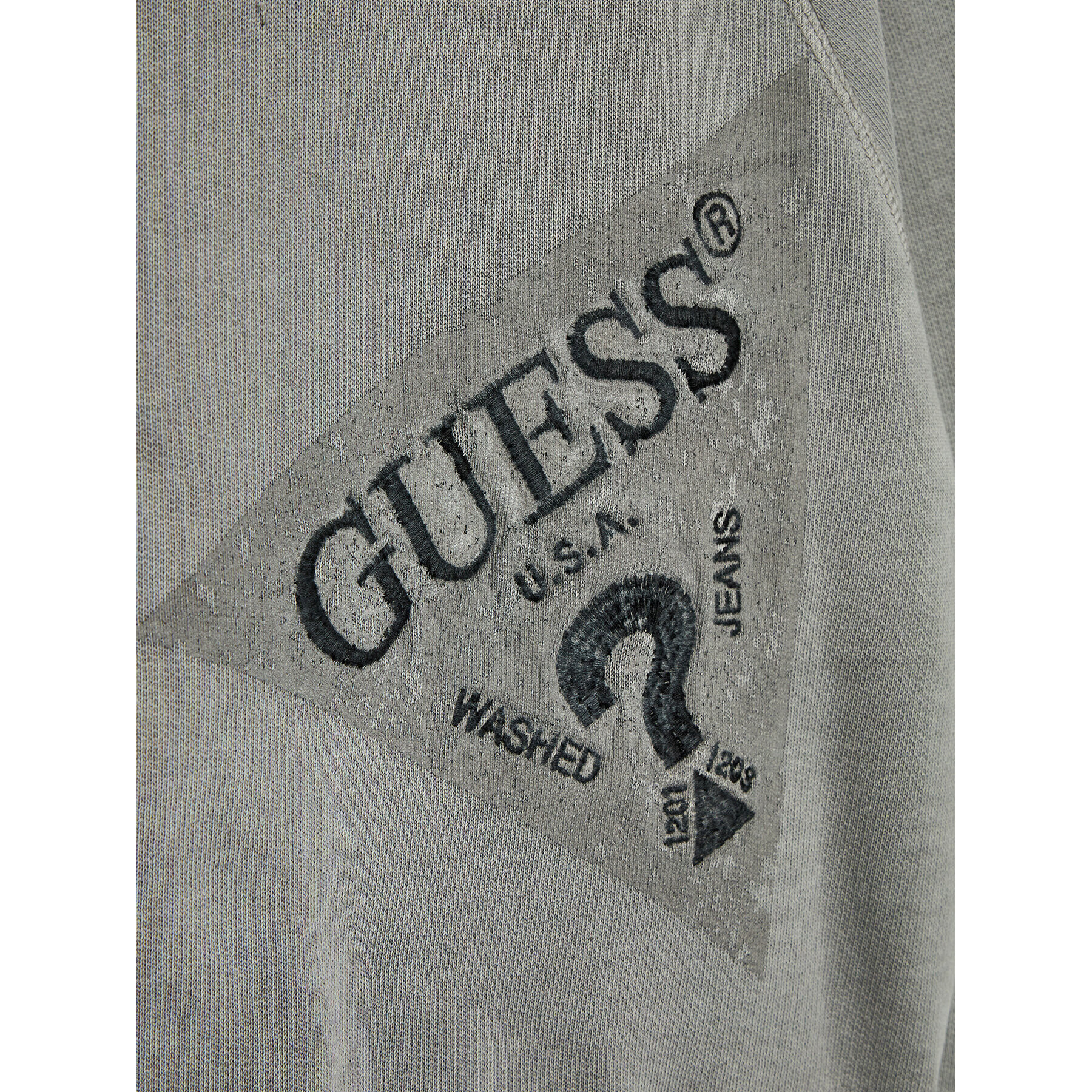 Guess Bluză L2BQ05 KAD73 Gri Relaxed Fit - Pled.ro