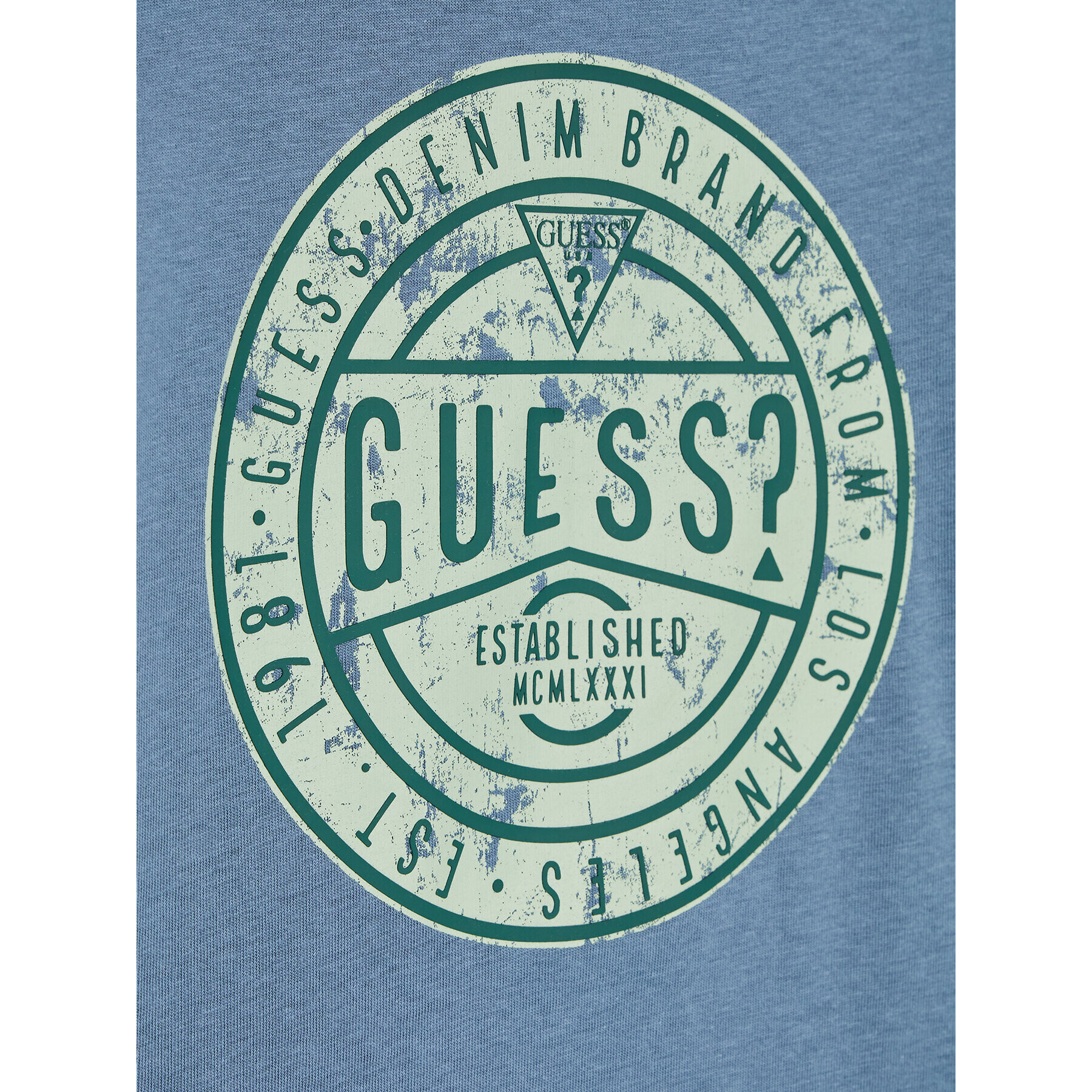 Guess Bluză L2YI40 K8HM0 Albastru Regular Fit - Pled.ro