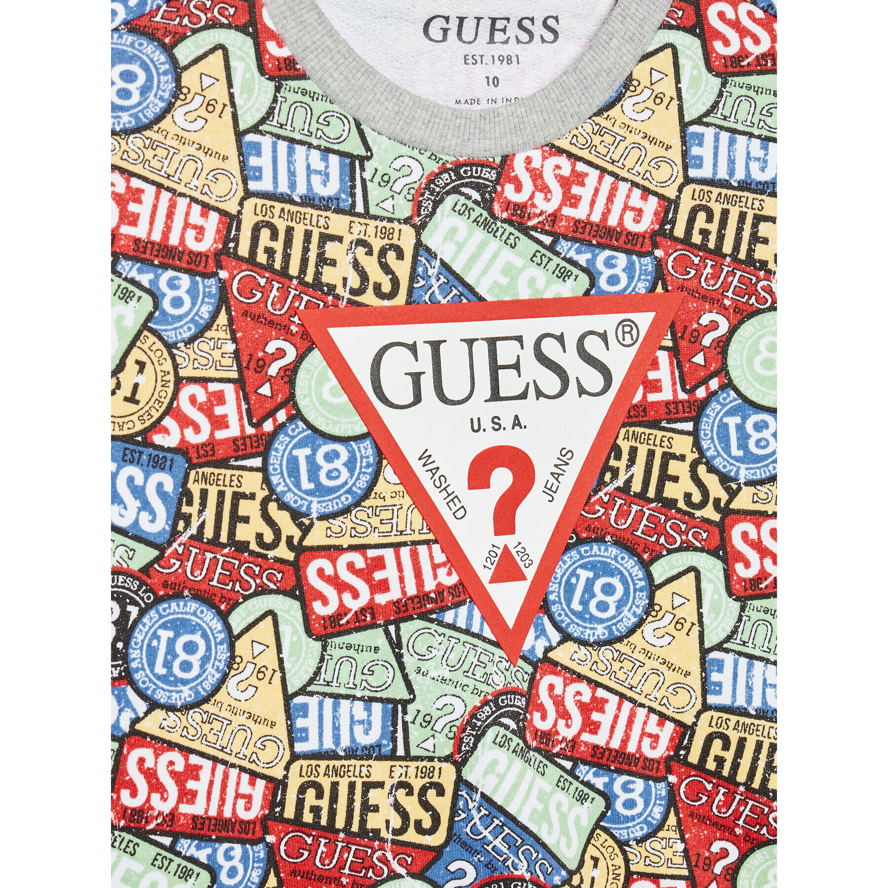 Guess Bluză L2YQ01 K82T0 Colorat Regular Fit - Pled.ro