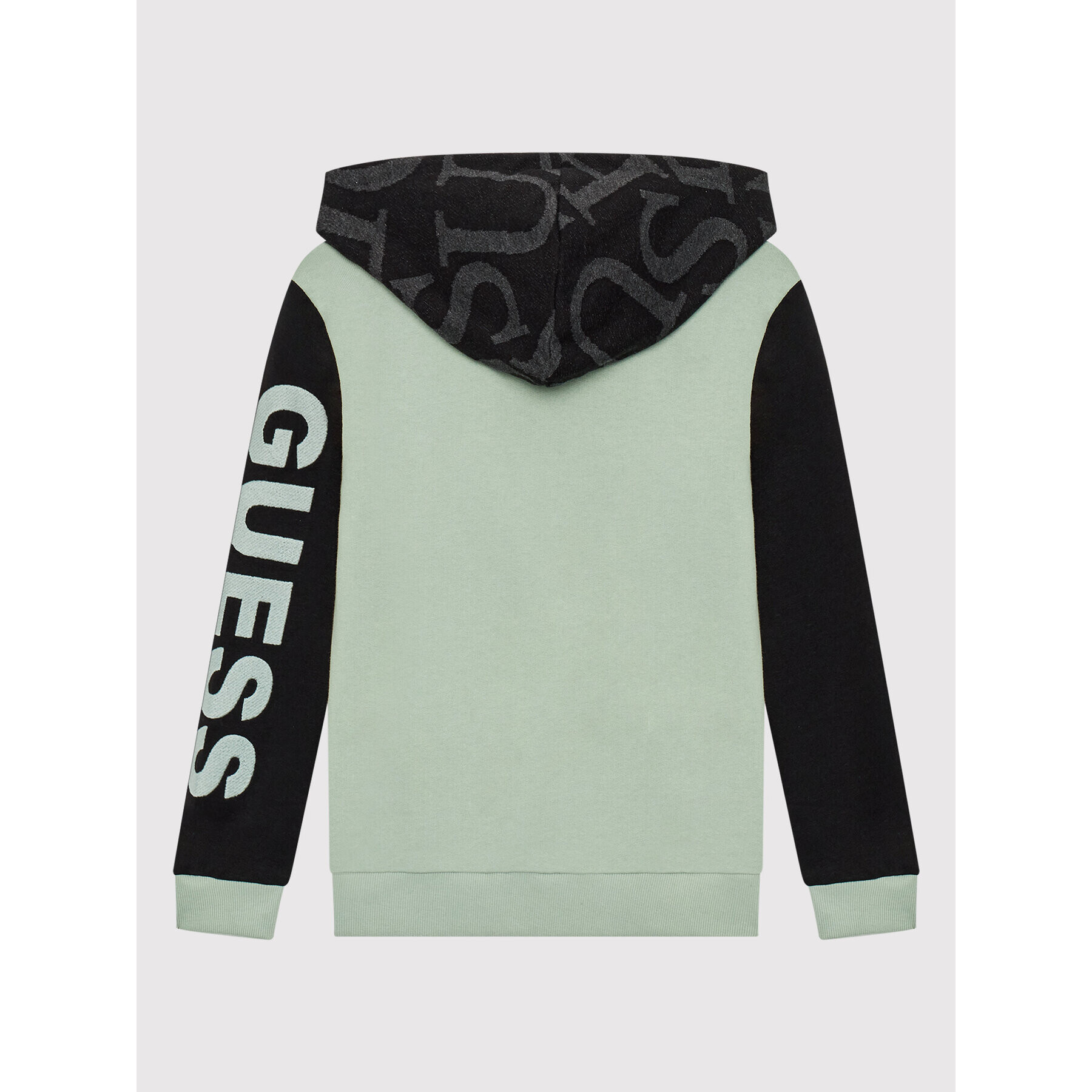 Guess Bluză L2YQ04 KA6R0 Verde Regular Fit - Pled.ro