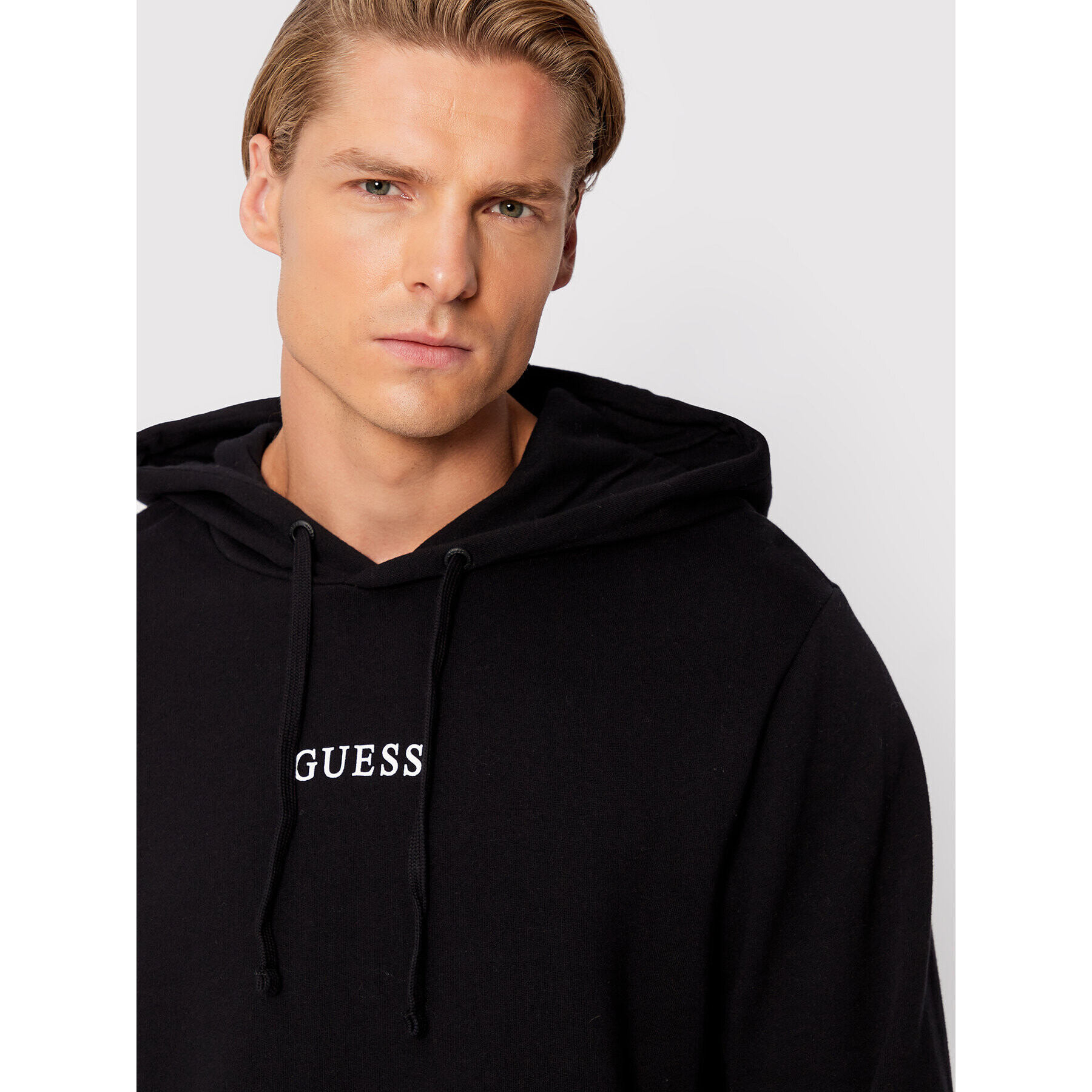 Guess Bluză M2BQ50 K9YH1 Negru Regular Fit - Pled.ro