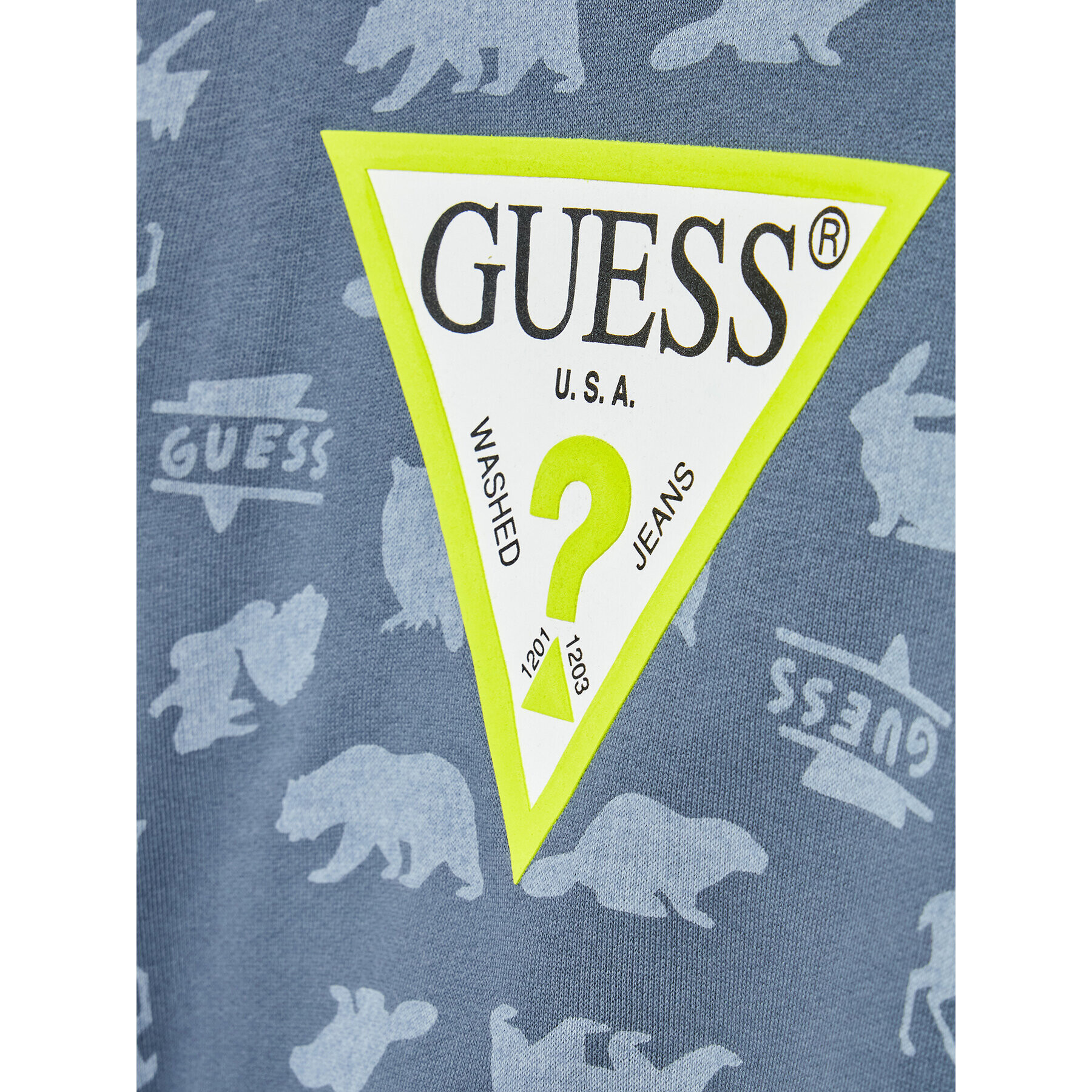 Guess Bluză N2YQ01 K82T0 Gri Regular Fit - Pled.ro