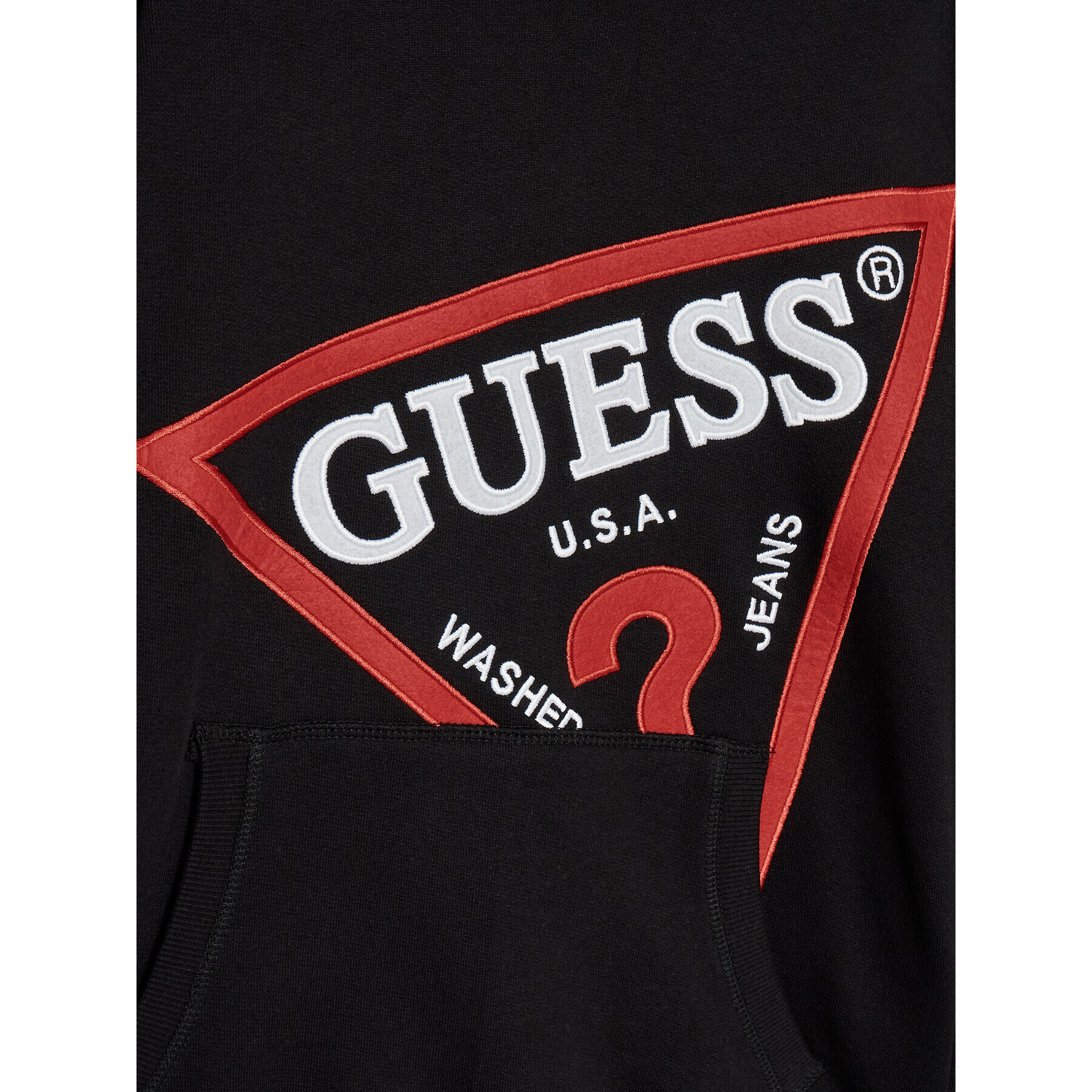 Guess Bluză N2YQ09 KAD70 Negru Oversize - Pled.ro