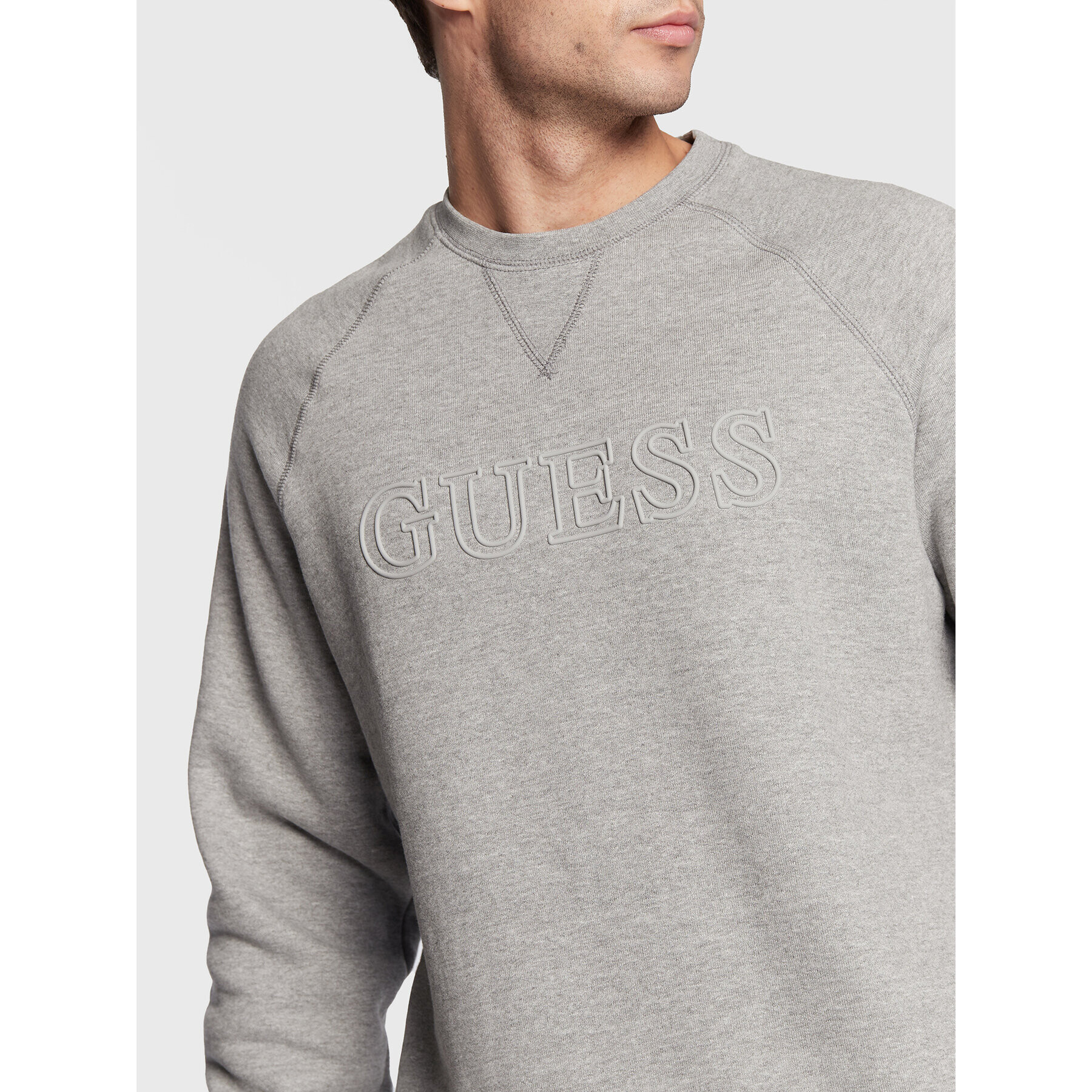 Guess Bluză Z2YQ27 K9V31 Gri Regular Fit - Pled.ro