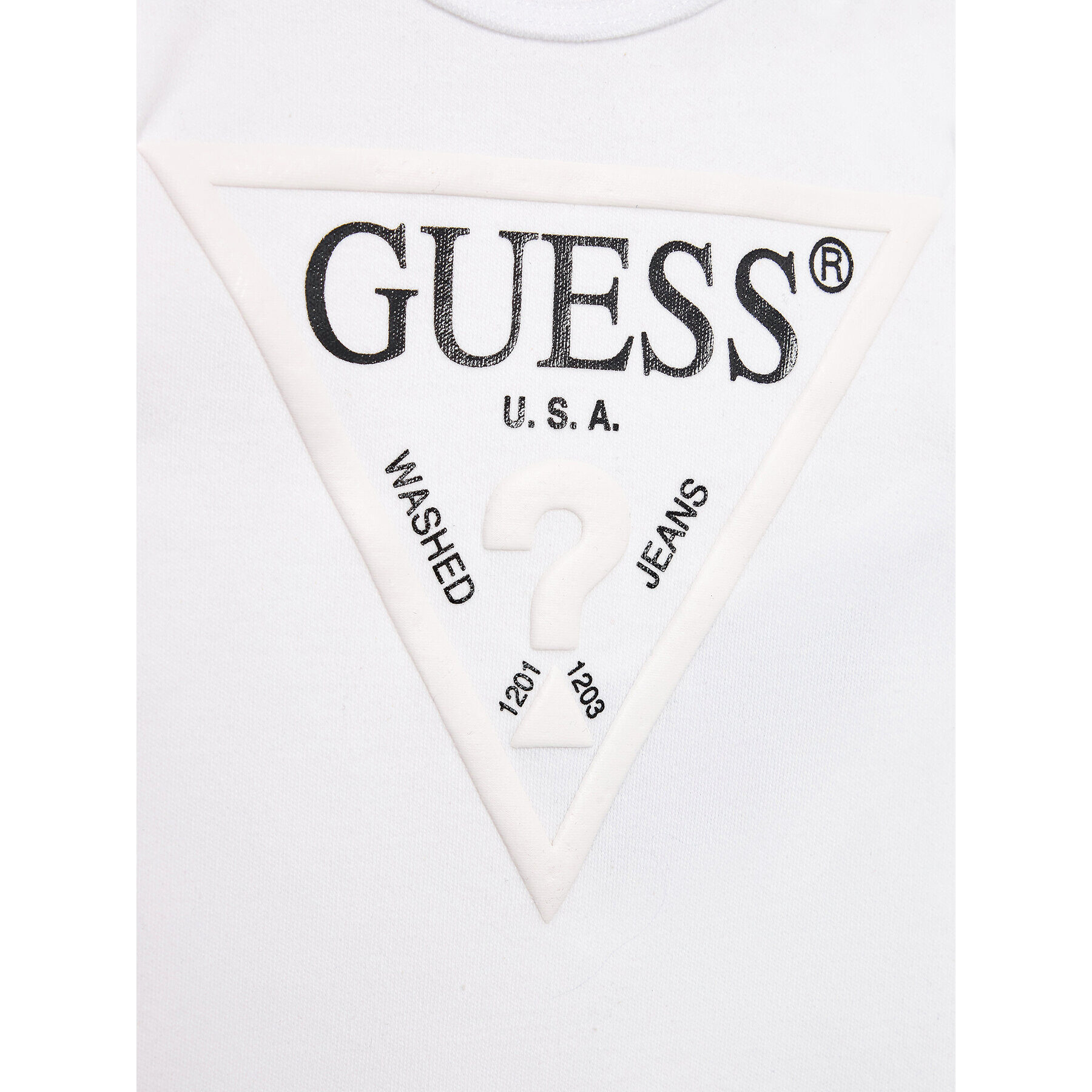 Guess Body pentru copii H3YW14 KA6W4 Alb Regular Fit - Pled.ro