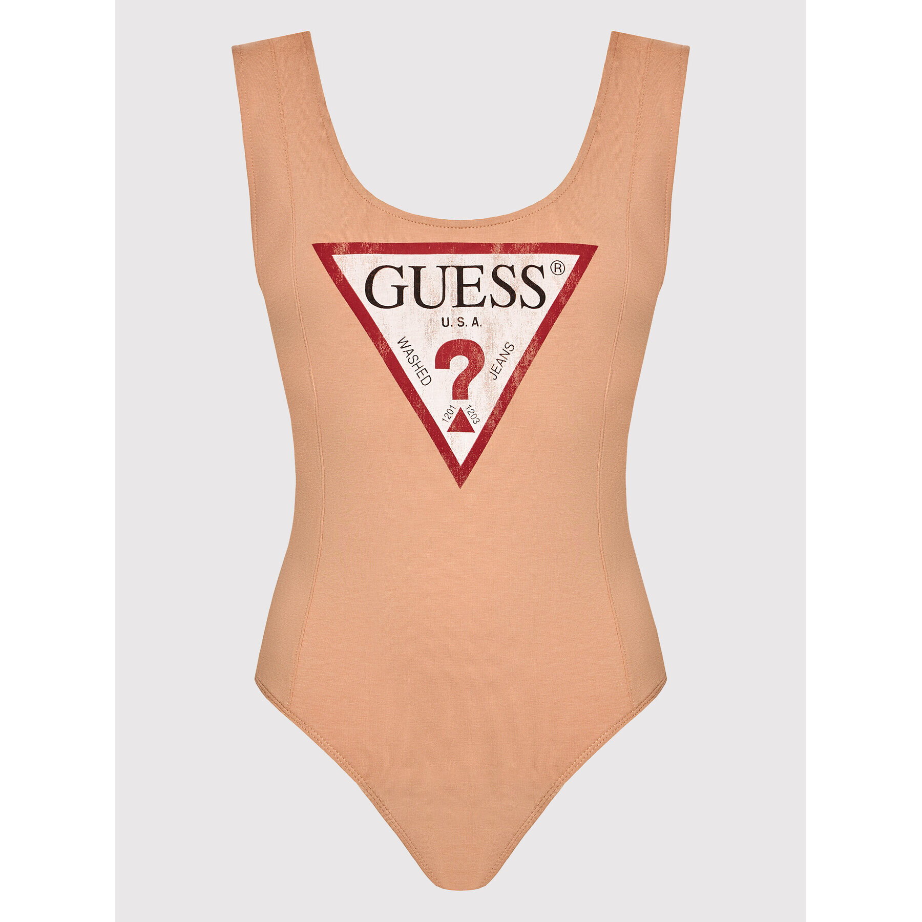 Guess Body Scoop Classic W81I08 R49A2 Bej Slim Fit - Pled.ro