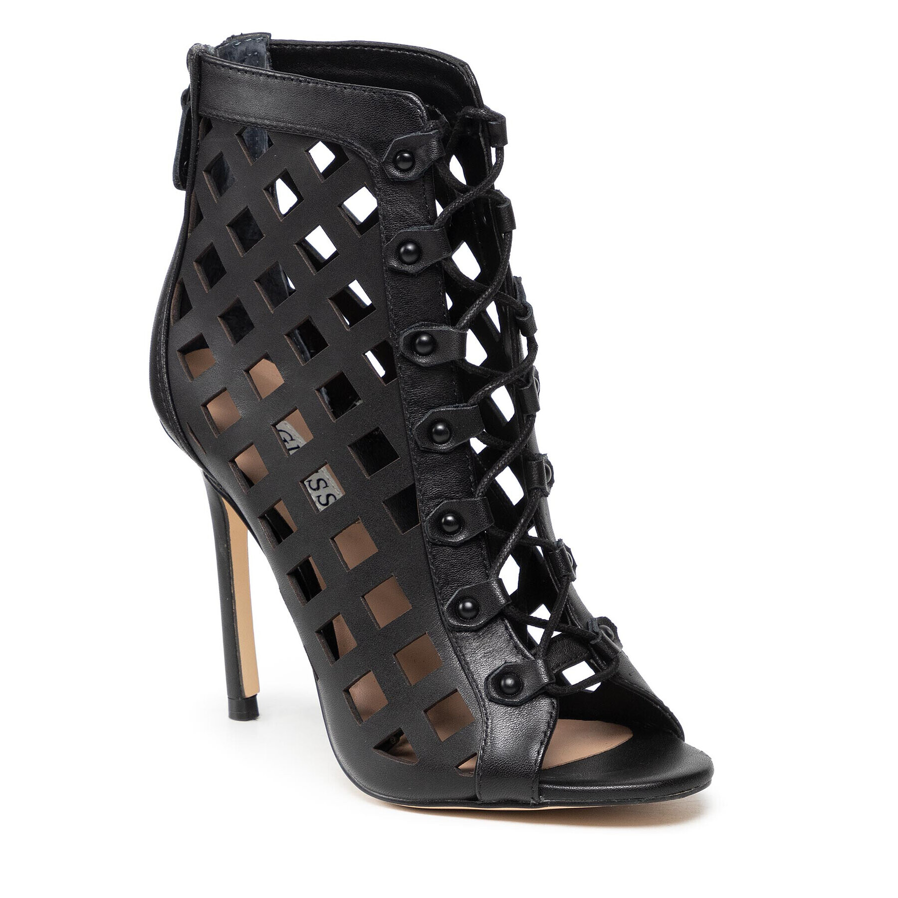 Guess Botine Abriele FL5ABL LEA09 Negru - Pled.ro