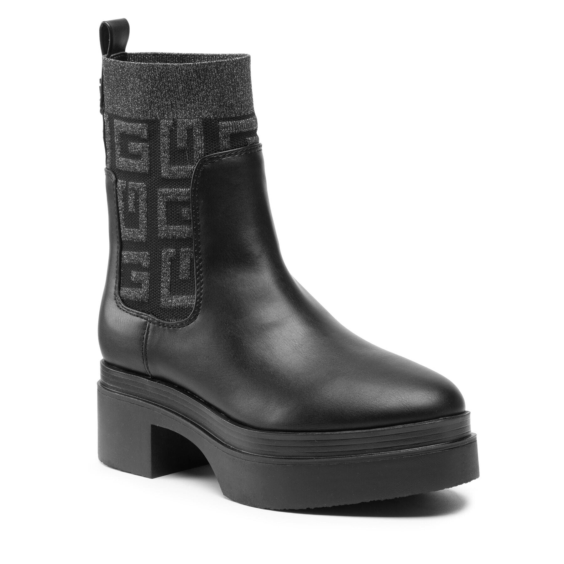 Guess Botine FL5KNN ELE10 Negru - Pled.ro