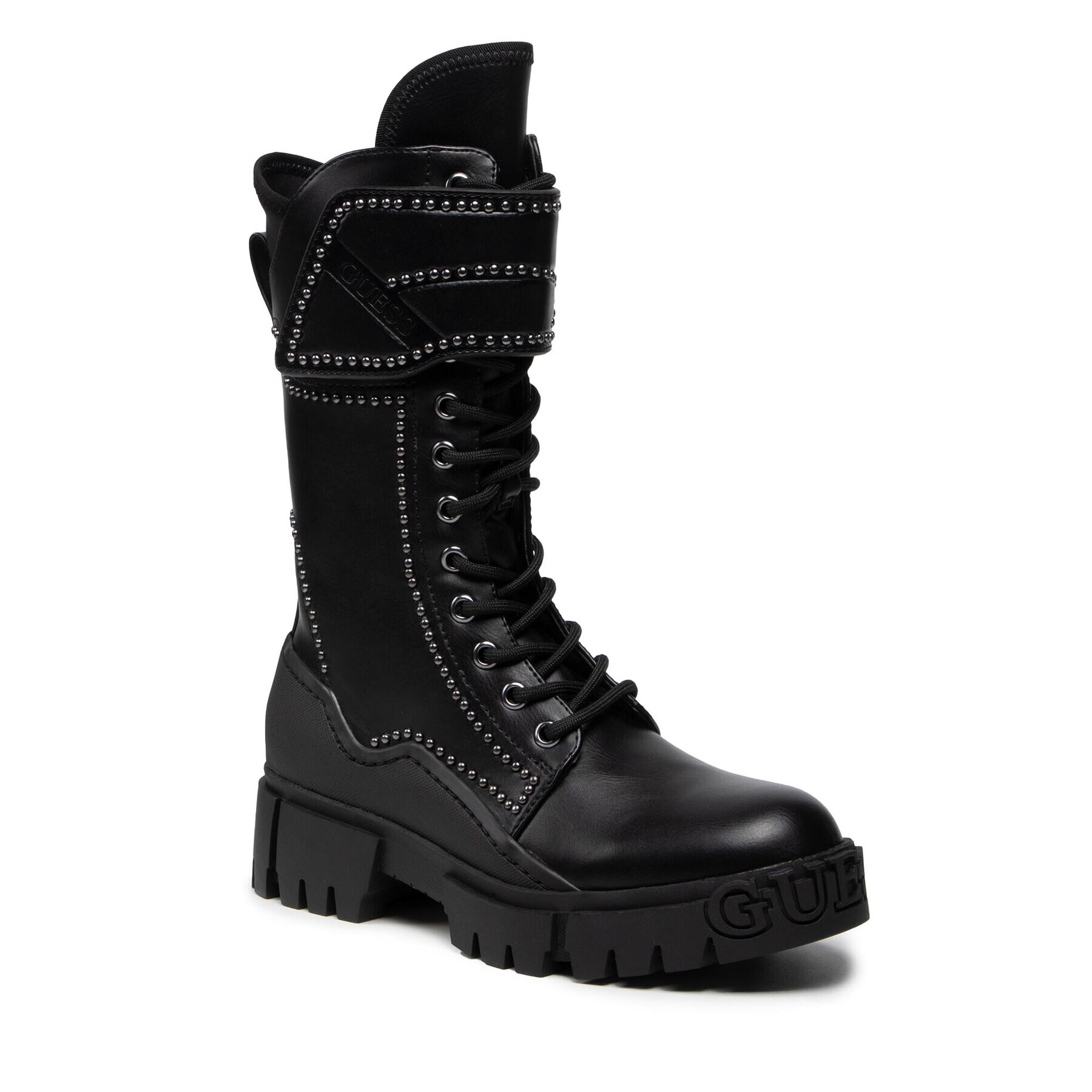 Guess Botine FL8NCN ELE10 Negru - Pled.ro