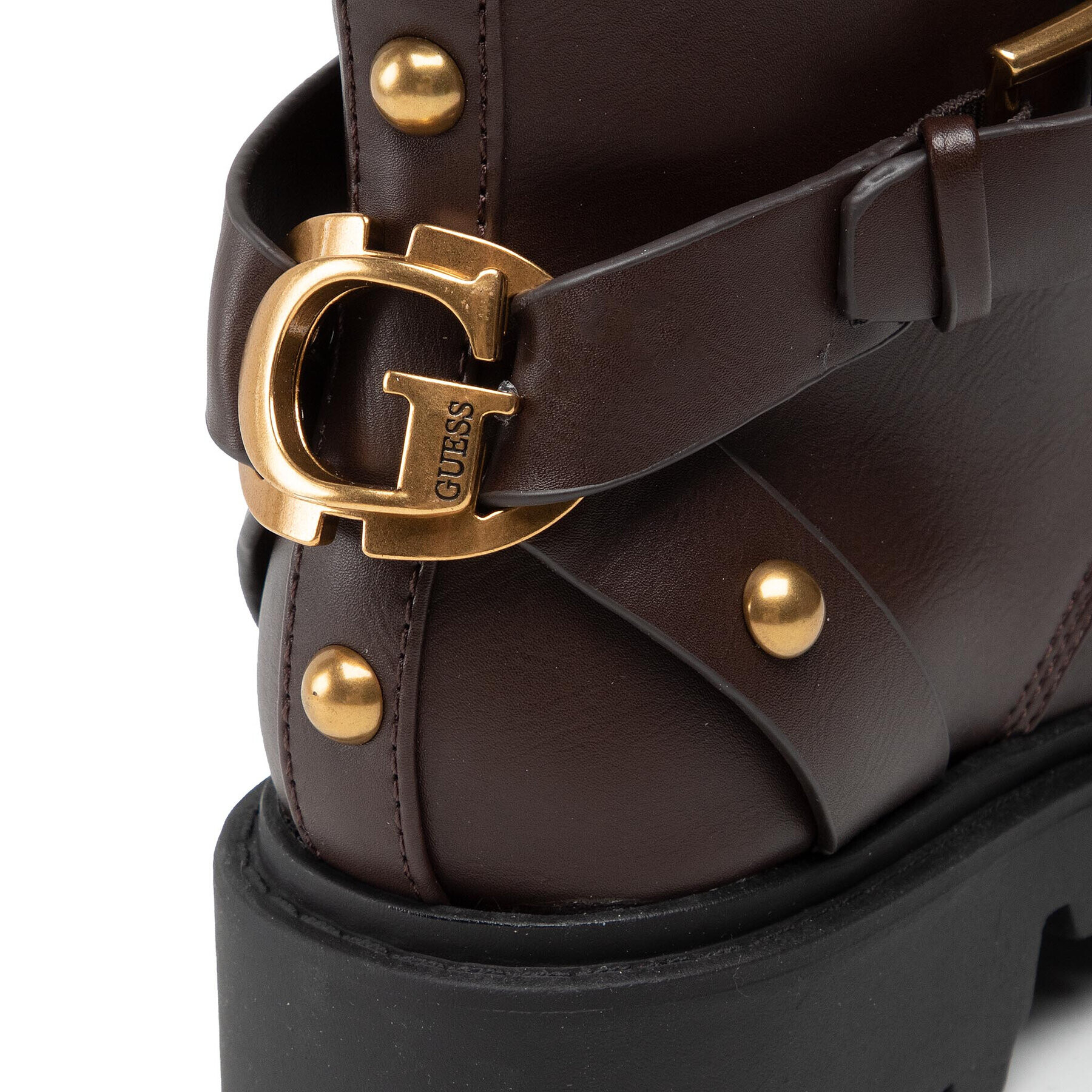 Guess Botine FL8ON2 ELE10 Maro - Pled.ro