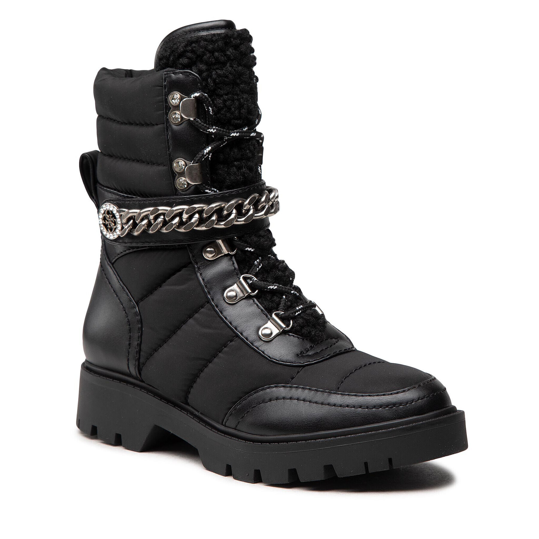 Guess Botine FL8RSD FAB10 Negru - Pled.ro