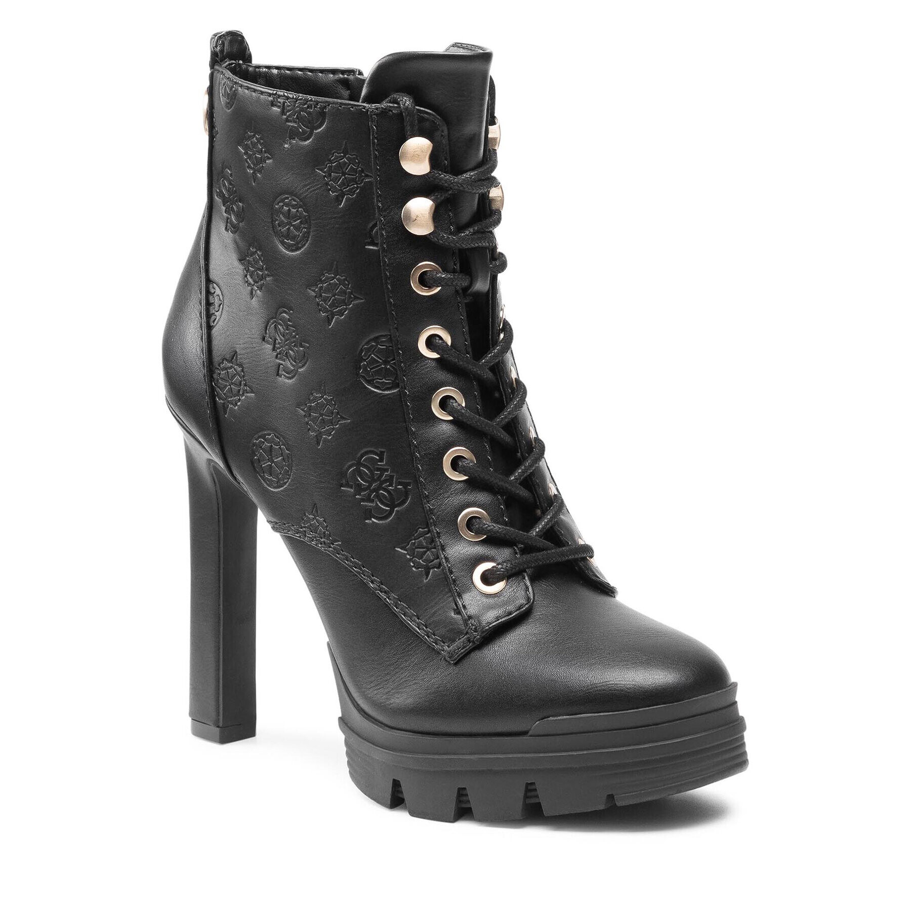 Guess Botine Jaclin2 FL7JC2 ELE10 Negru - Pled.ro