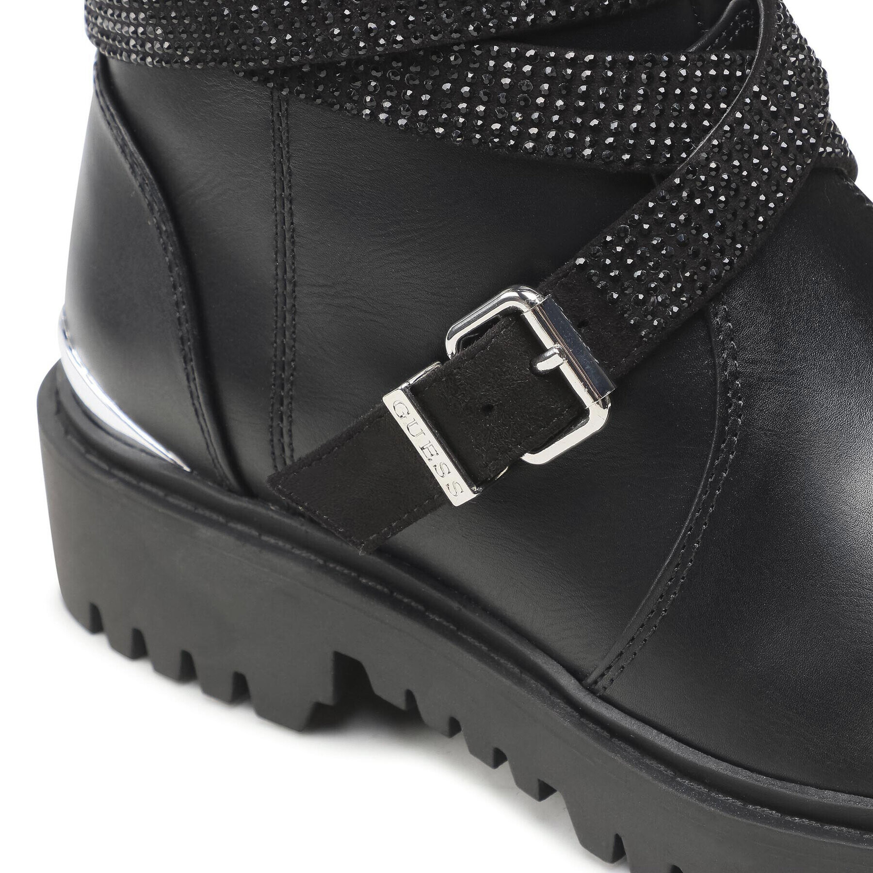 Guess Botine Ornina FL5ORN ELE08 Negru - Pled.ro