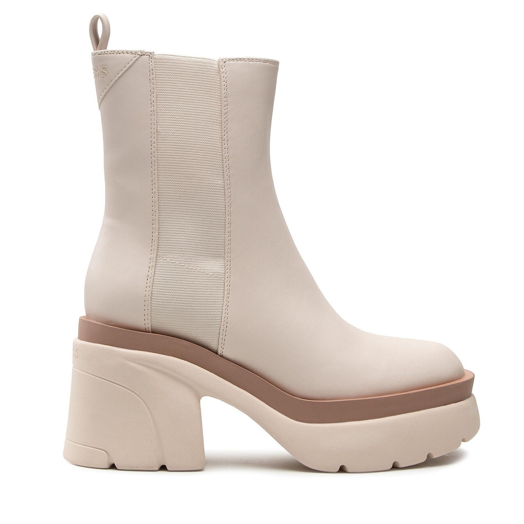 Guess Botine Vaneta FL7VAN LEA10 Bej - Pled.ro