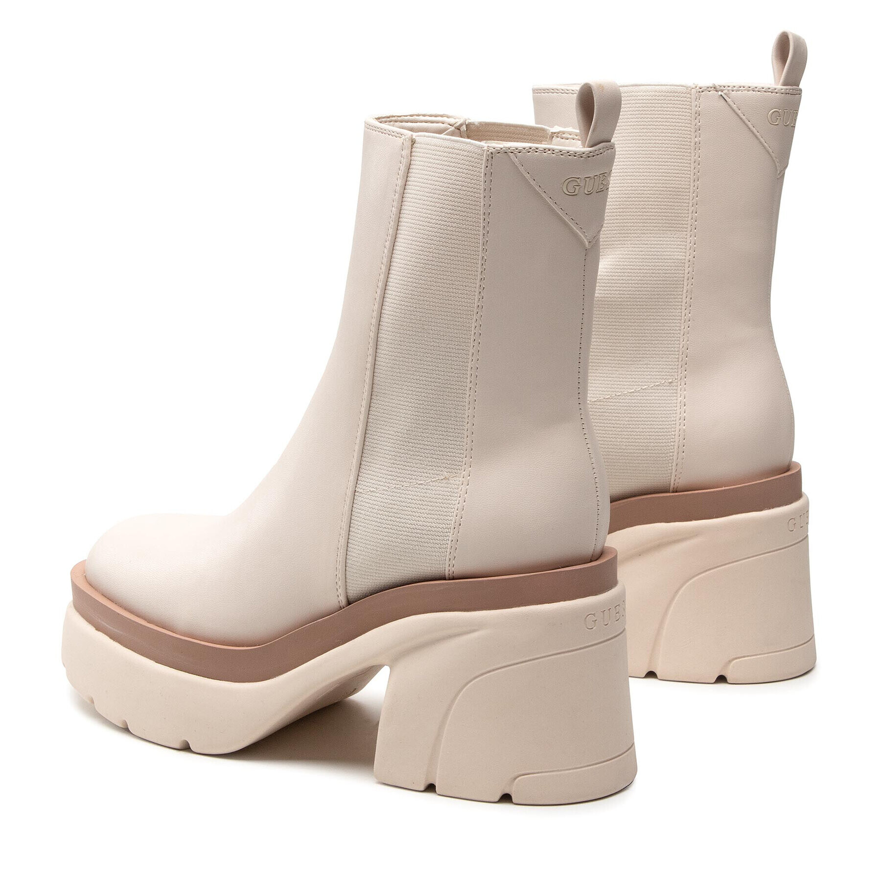 Guess Botine Vaneta FL7VAN LEA10 Bej - Pled.ro