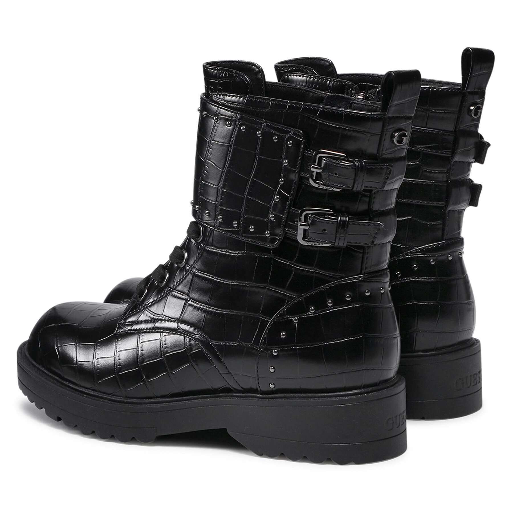 Guess Botine Wanda FL7WND LEP10 Negru - Pled.ro