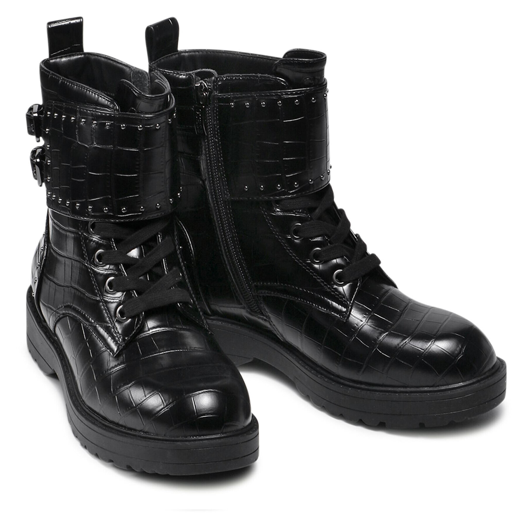 Guess Botine Wanda FL7WND LEP10 Negru - Pled.ro