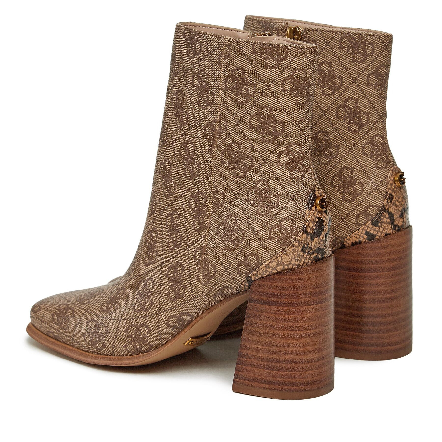 Guess Botine York2 FL8YO2 Bej - Pled.ro