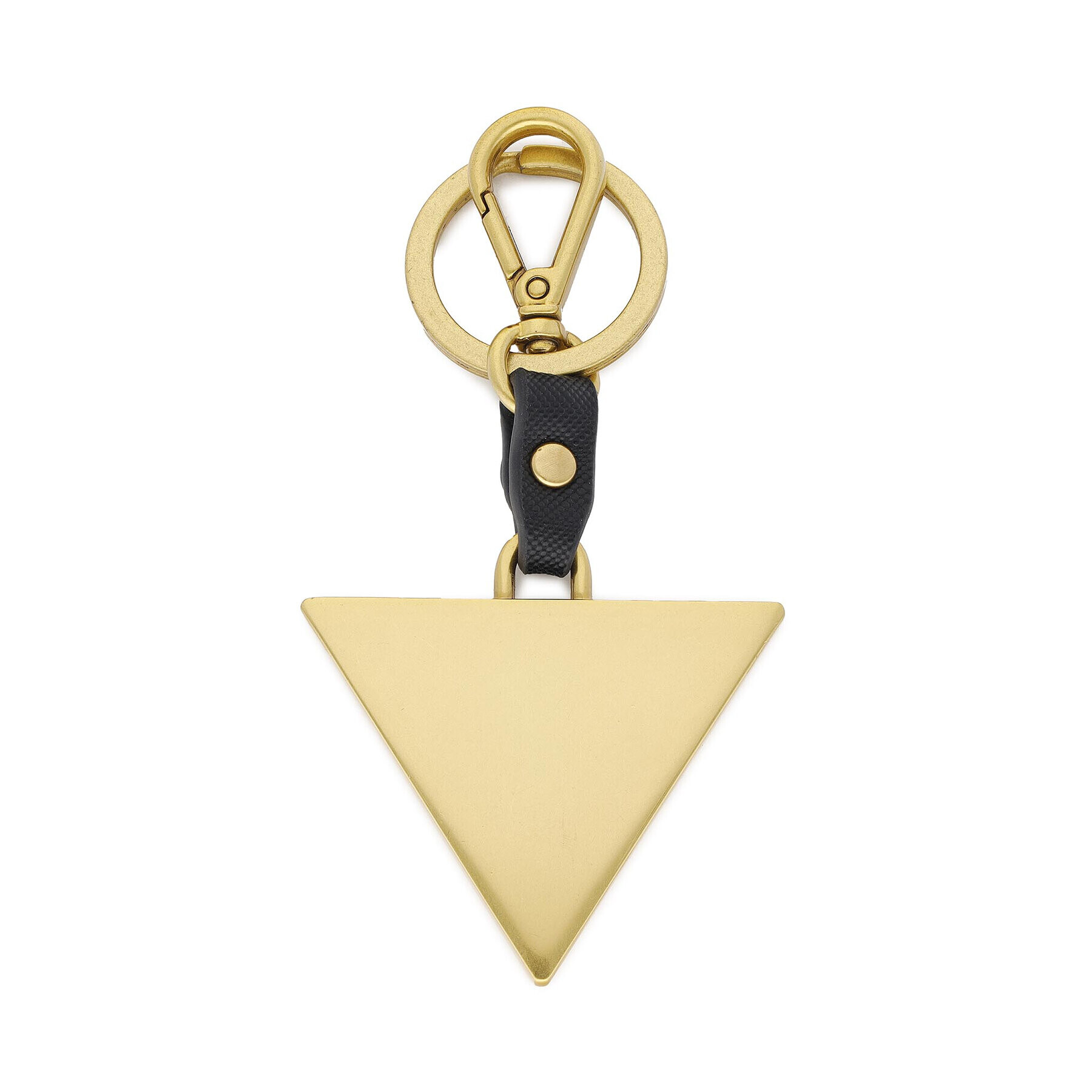 Guess Breloc Leather Triangle Keyring RW7420 P2201 Auriu - Pled.ro